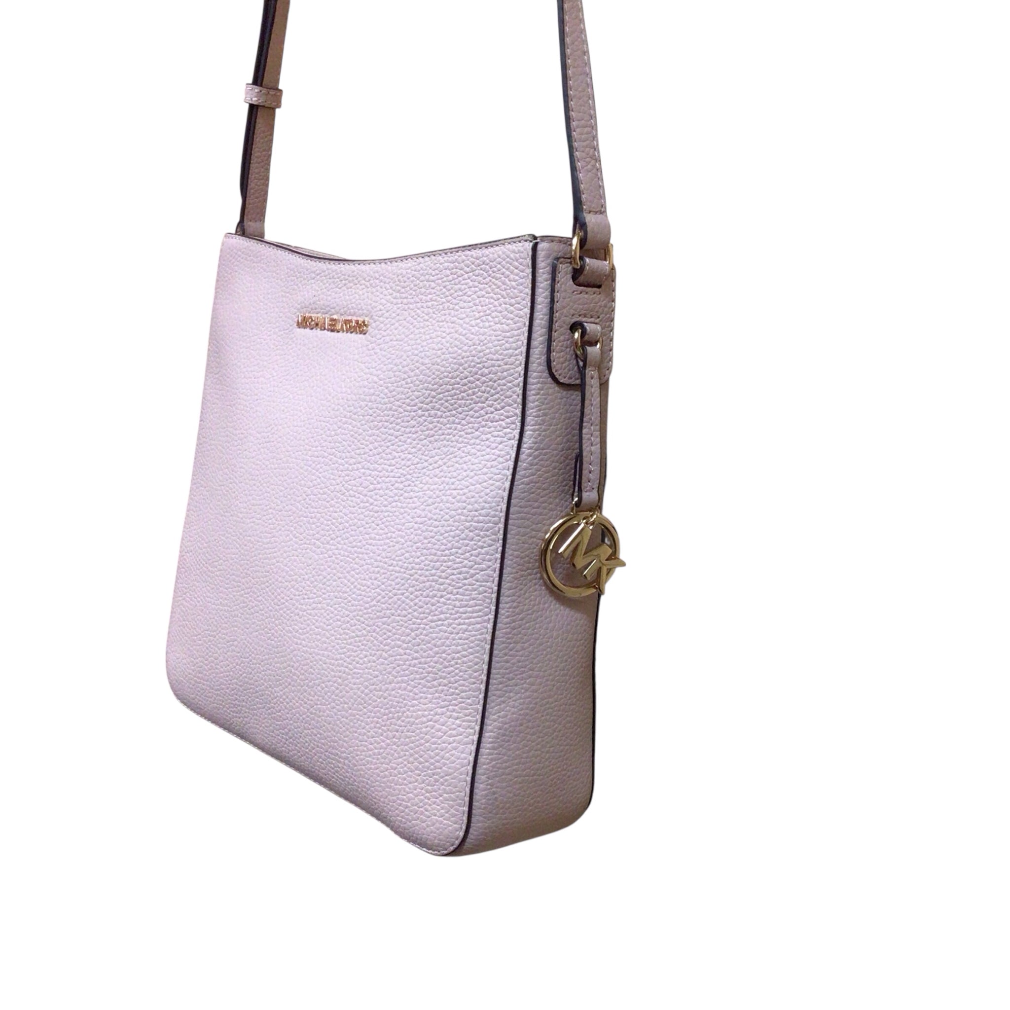 Michael Kors "Jet Set" Travel Pink Leather Crossbody Bag