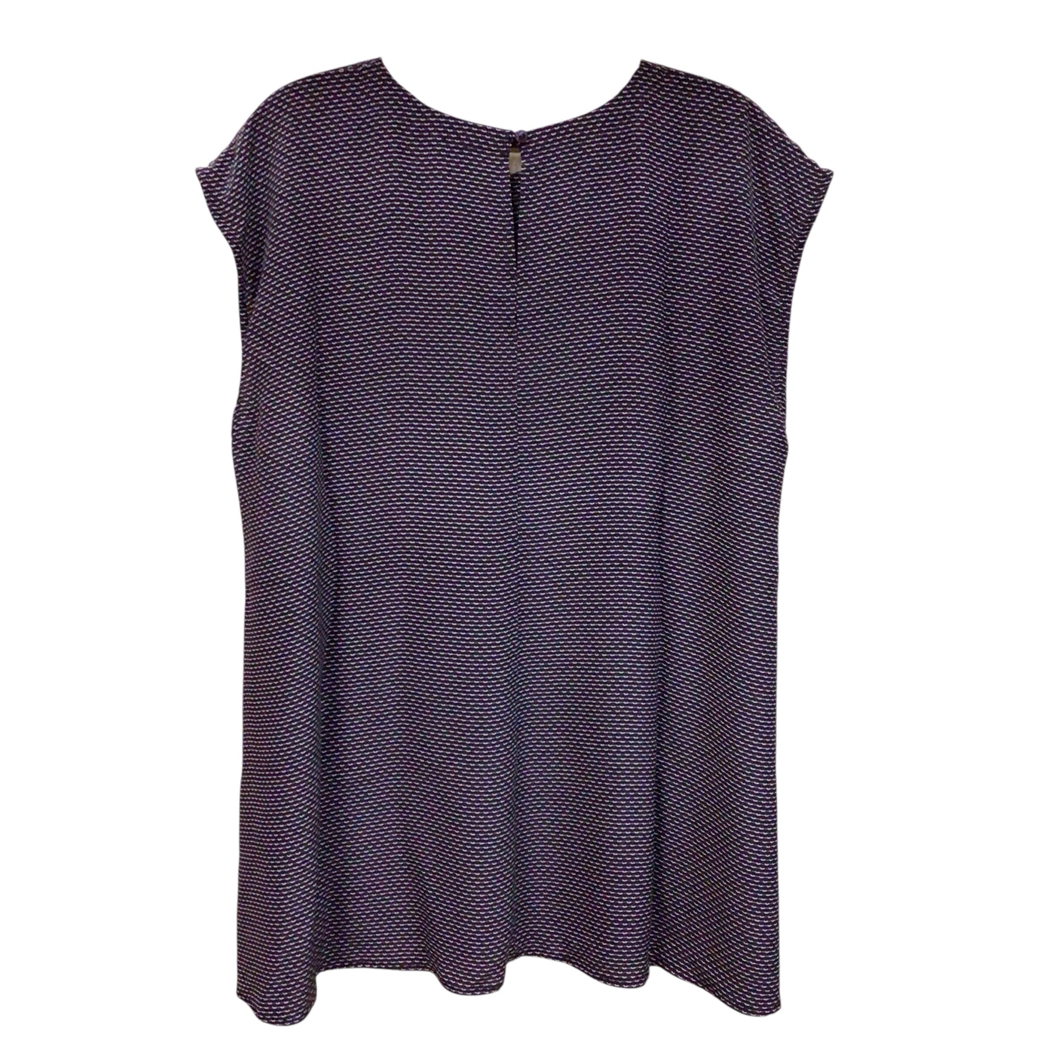 Eileen Fisher Sleeveless Plum Colored Top Size Large