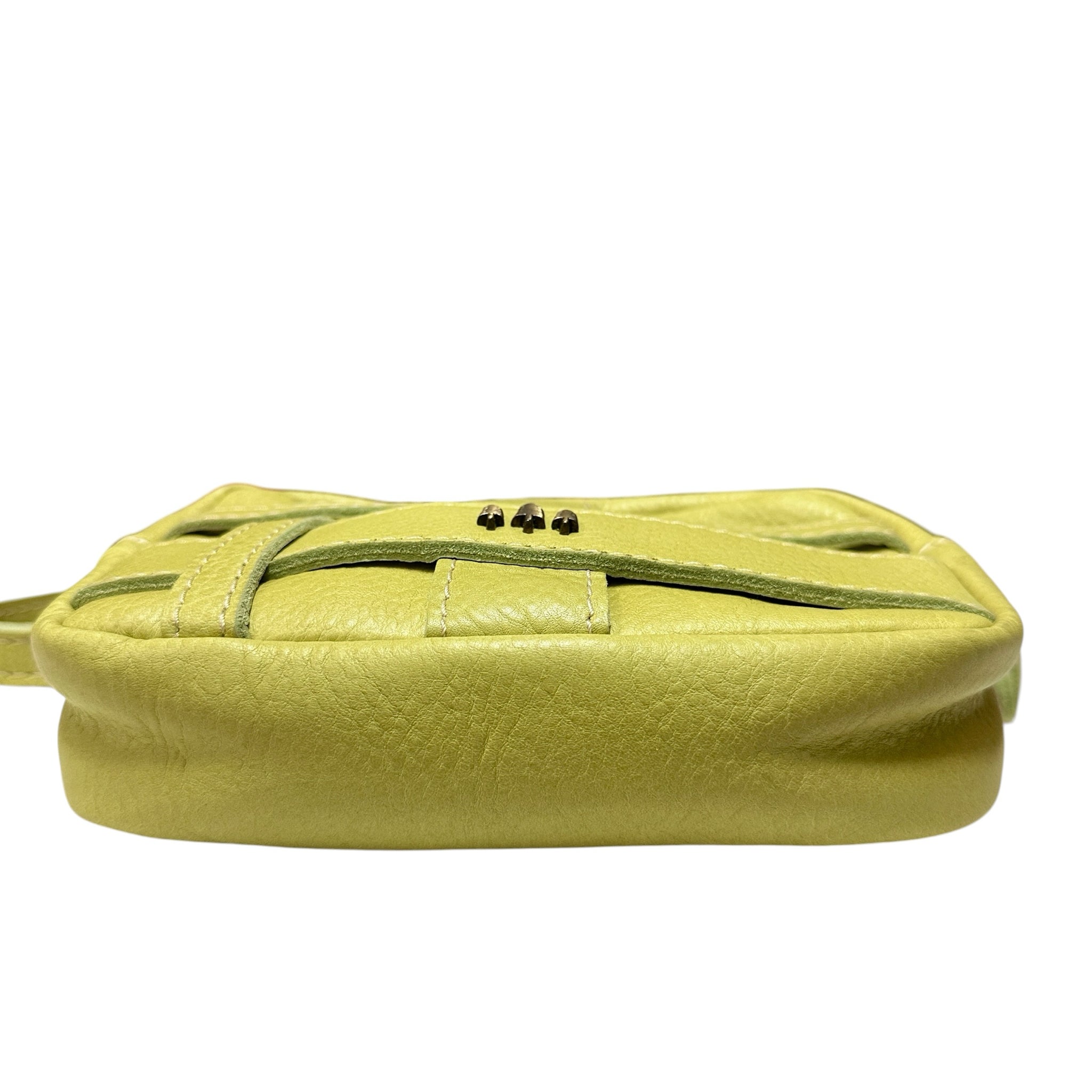 Portland Leather Light Green Crossbody Bag