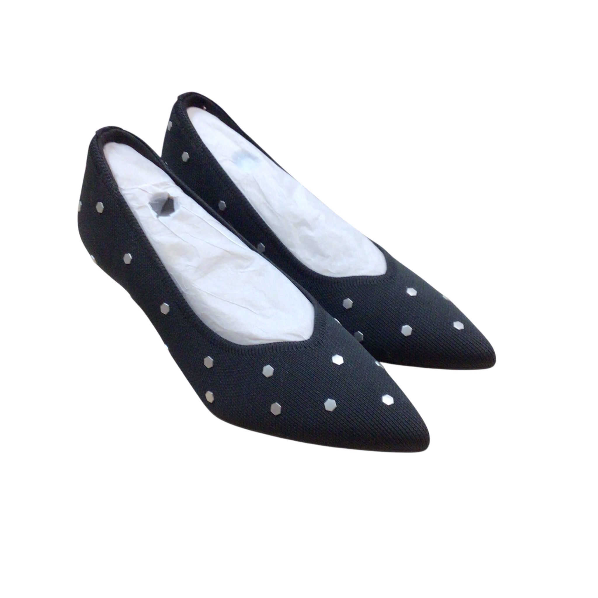 Vivaia "Scarlett" Pointed-Toe Kitten Heels Size 8