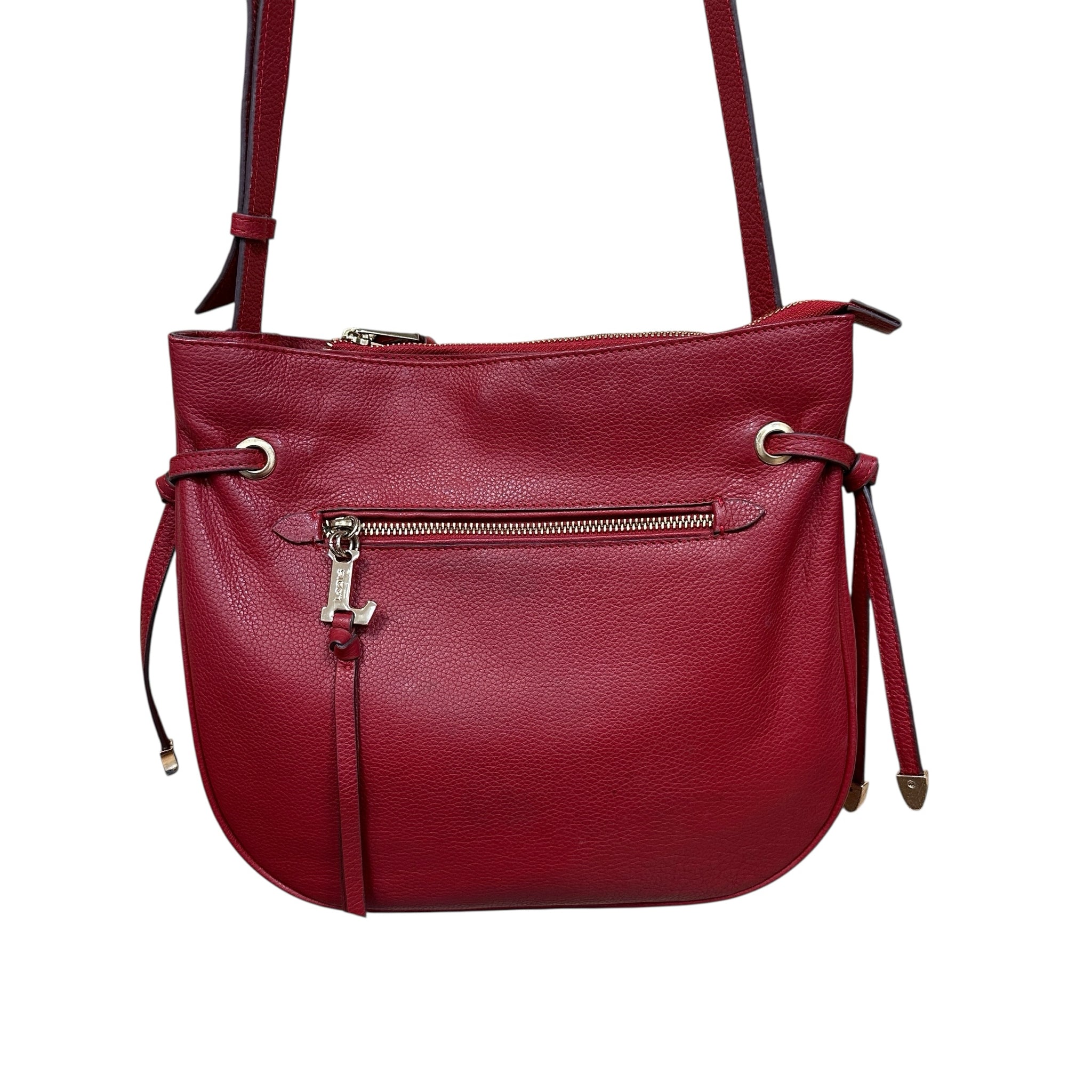 Lodis Kimberly Red Leather Crossbody Bag