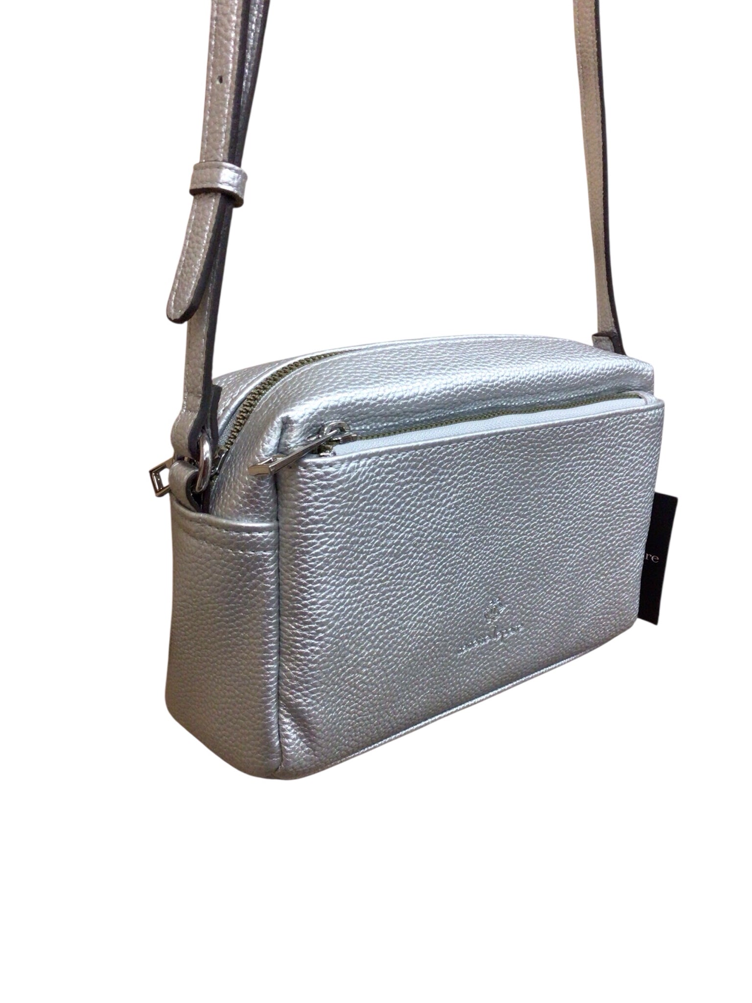 Nanette Lepore Silver Crossbody Bag