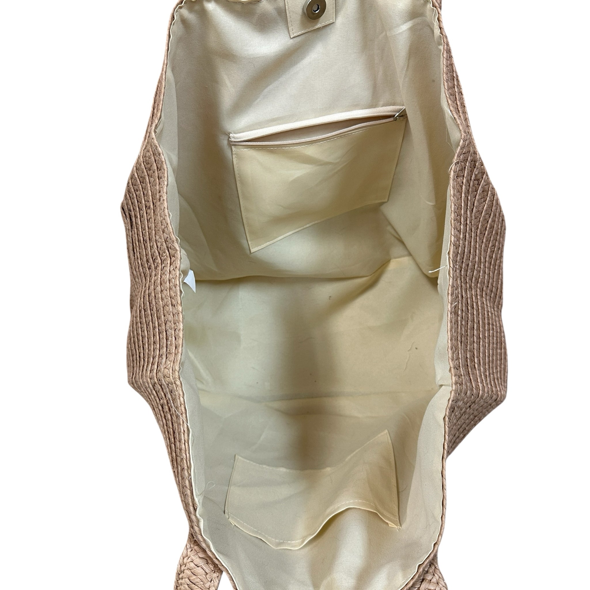 Live in Style Large Straw Tote Bag