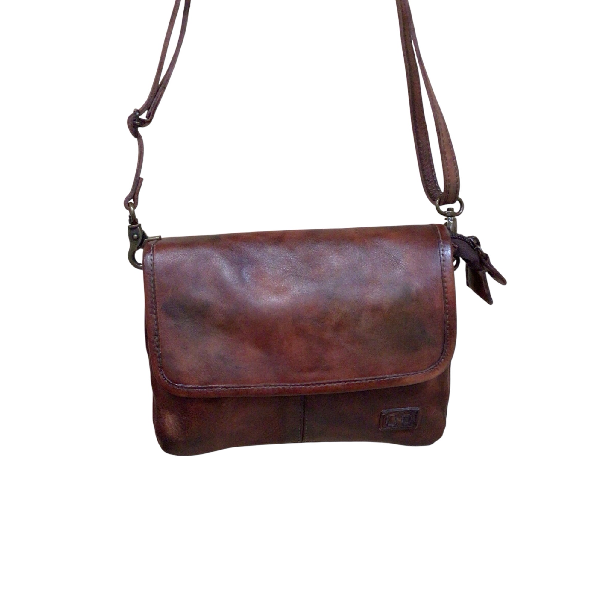 Bed Stu "Ziggy" Rowan Teak Leather Crossbody Bag