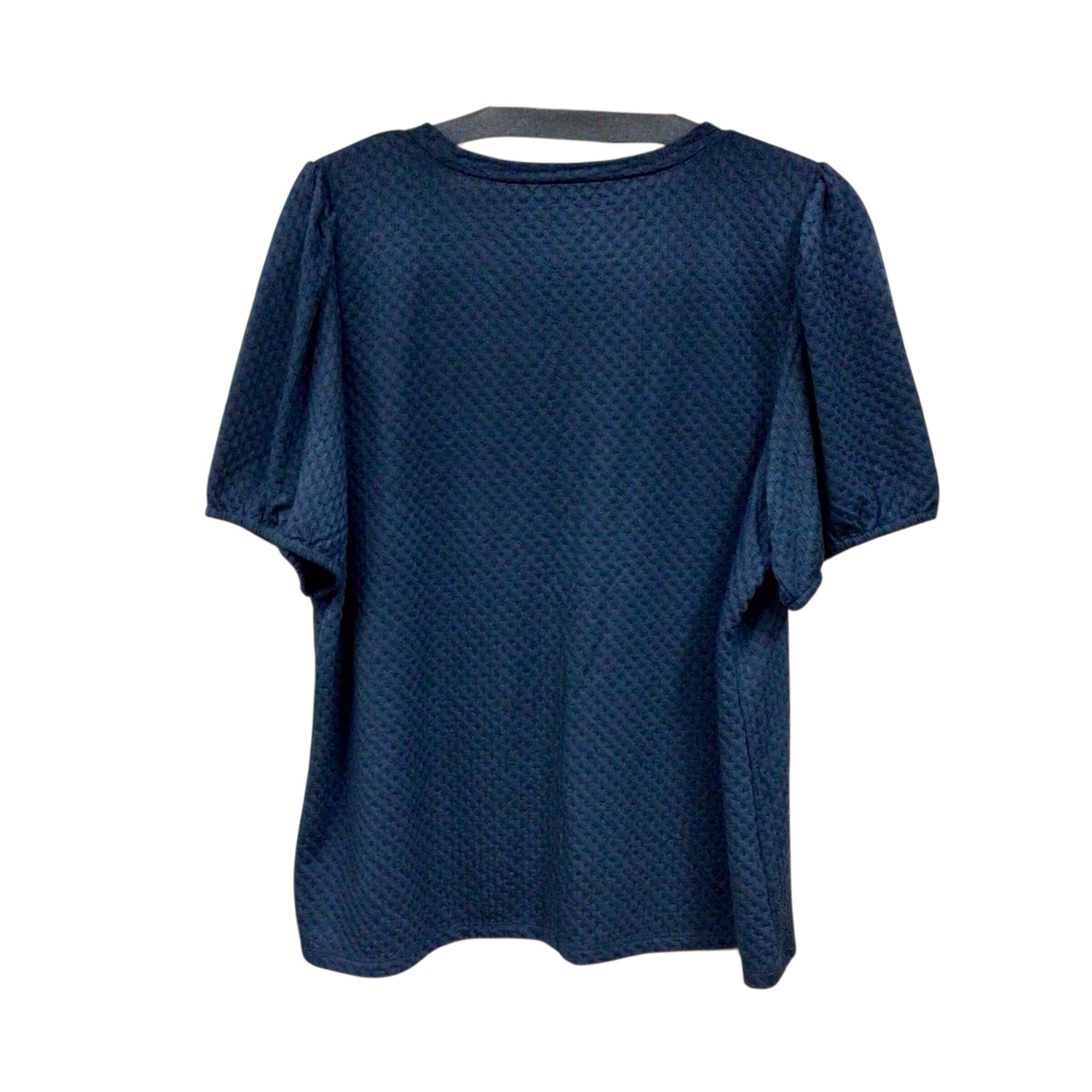 Loft Navy Short Sleeve Top Size XL