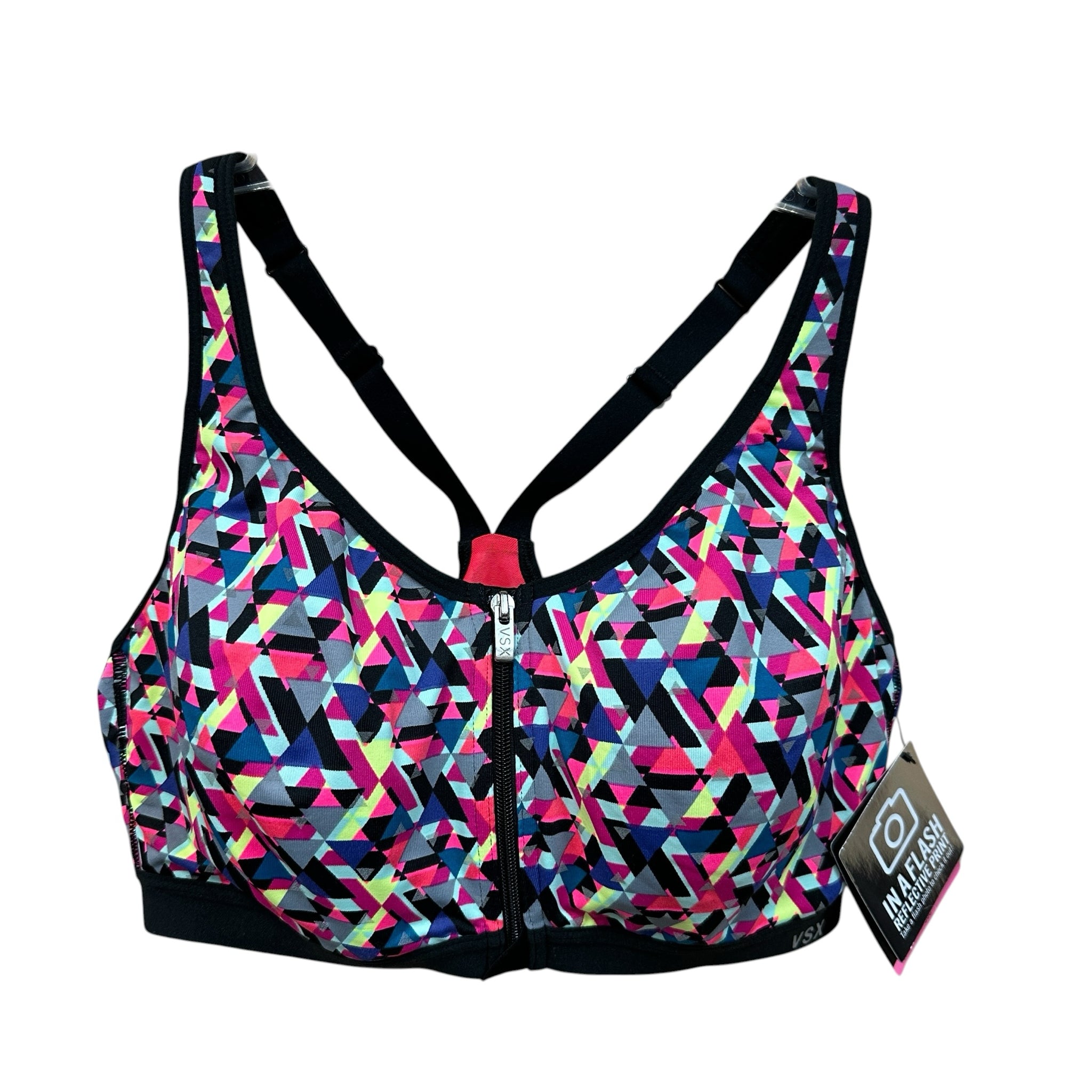 Victoria's Secret Pink & Black Size 36C Sports Bra