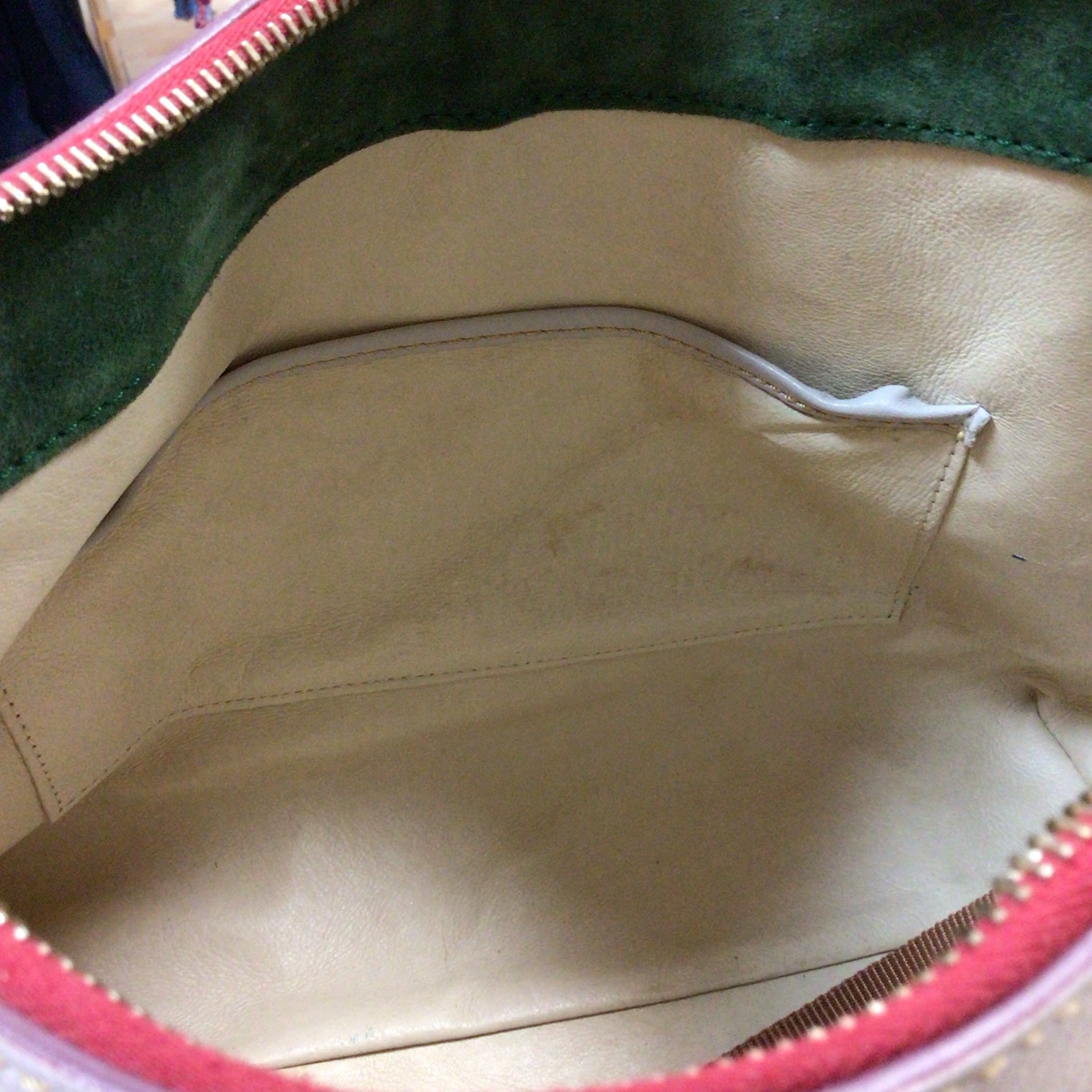 Dooney & Bourke Vintage Gray Florentine Leather Shoulder Bag