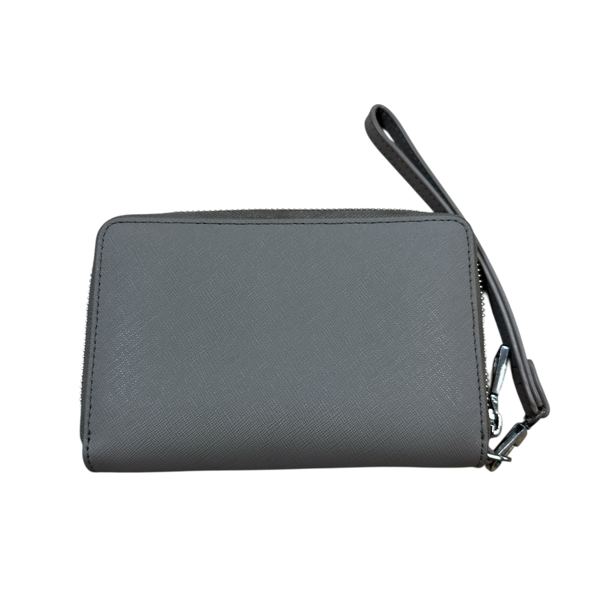Tory Burch Gray Zip Around Wristlet Wallet