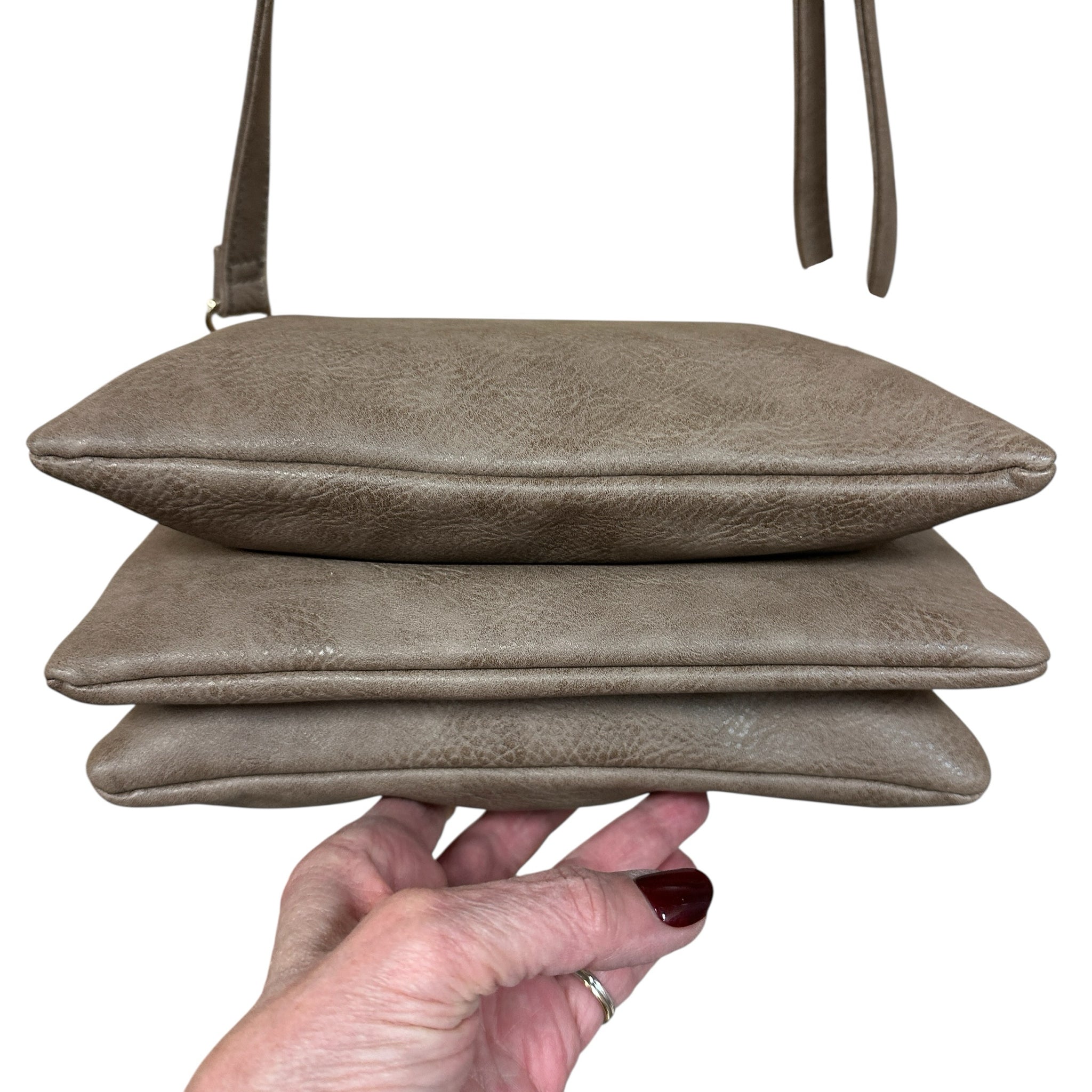 Brown Tree of Life Crossbody Bag