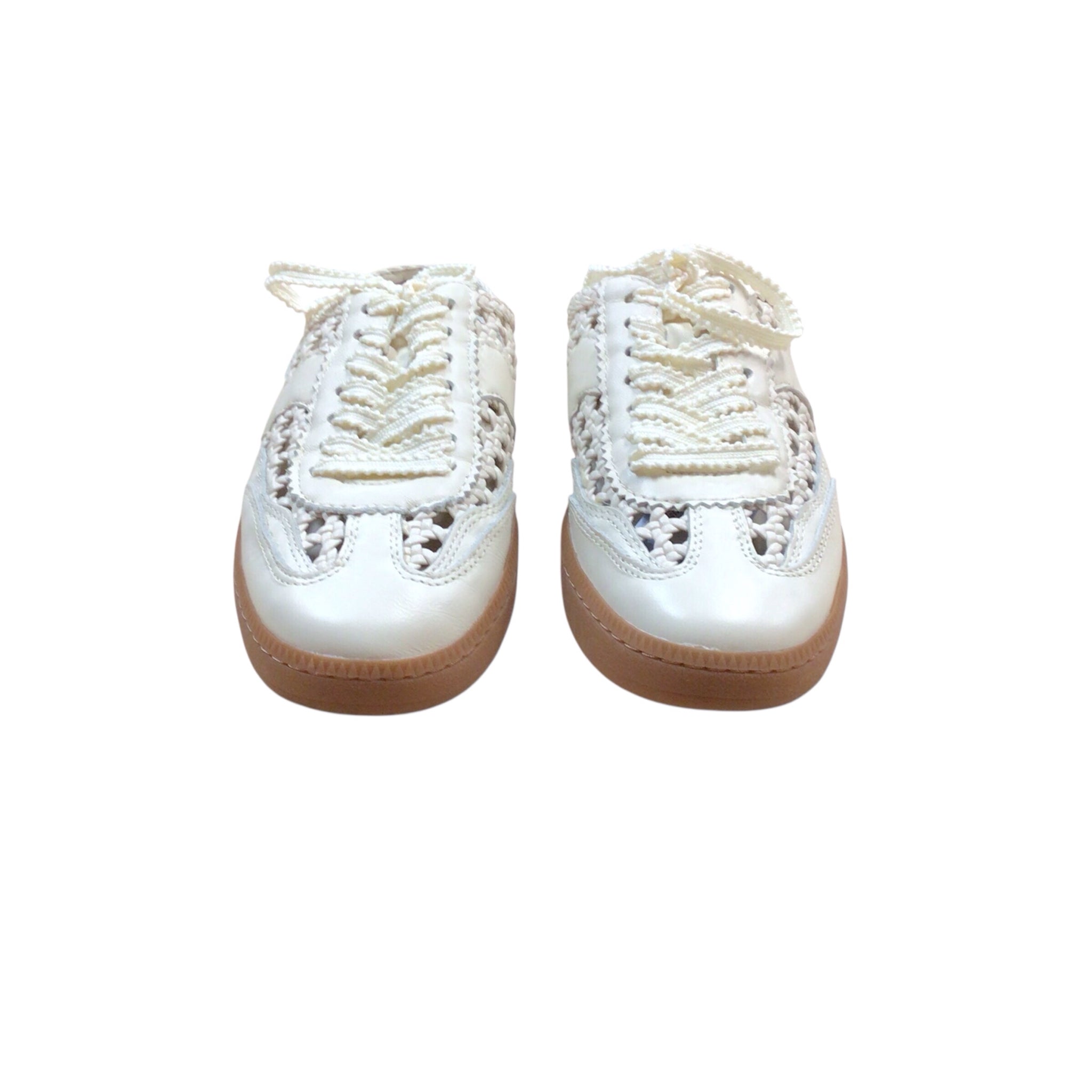 Dolce Vita Woven Stella Cream Colored Shoe Size 6