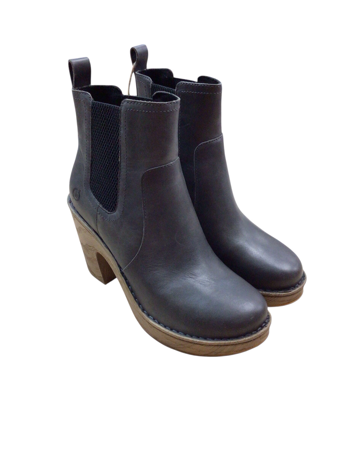 Born "Channing" Dark Gray Ankle Boots Size 7 NWT