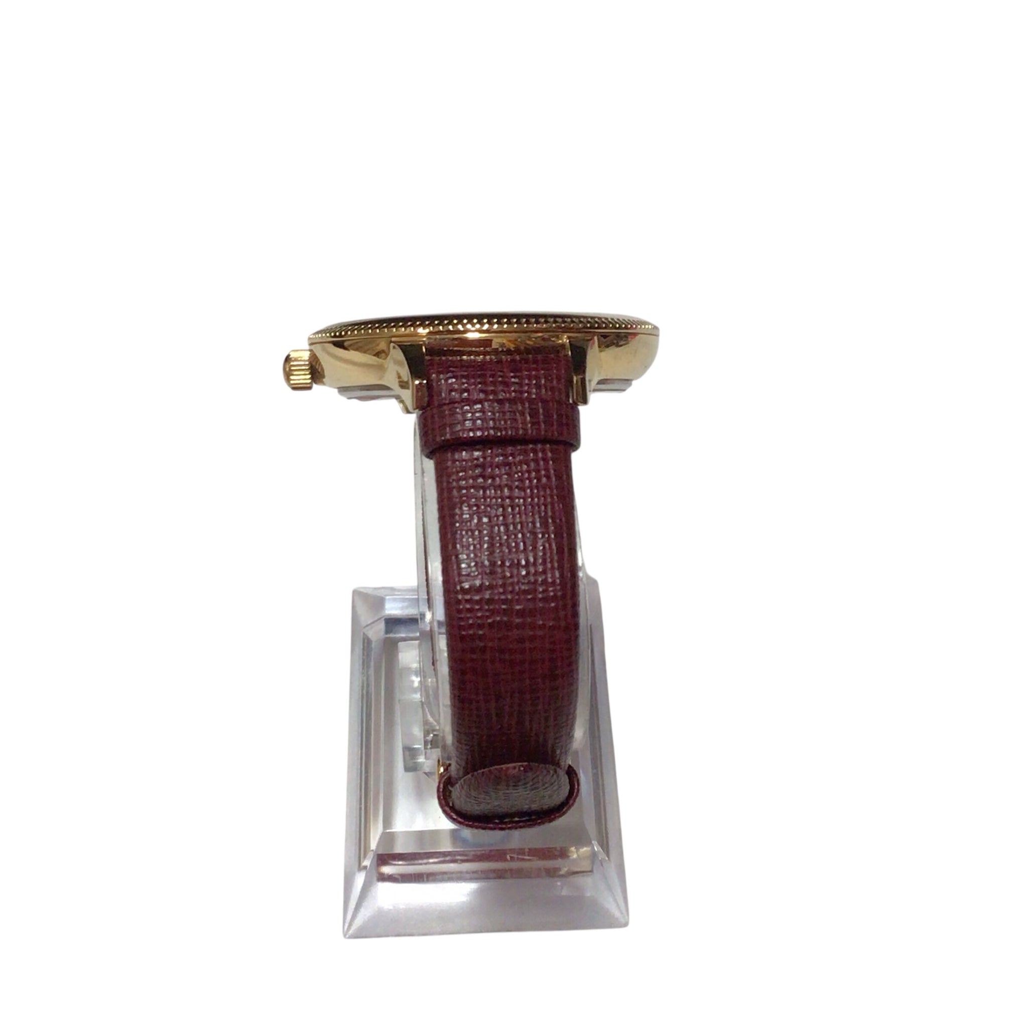 Dooney & Bourke Sterling Silver Magenta & Gold Women's Watch