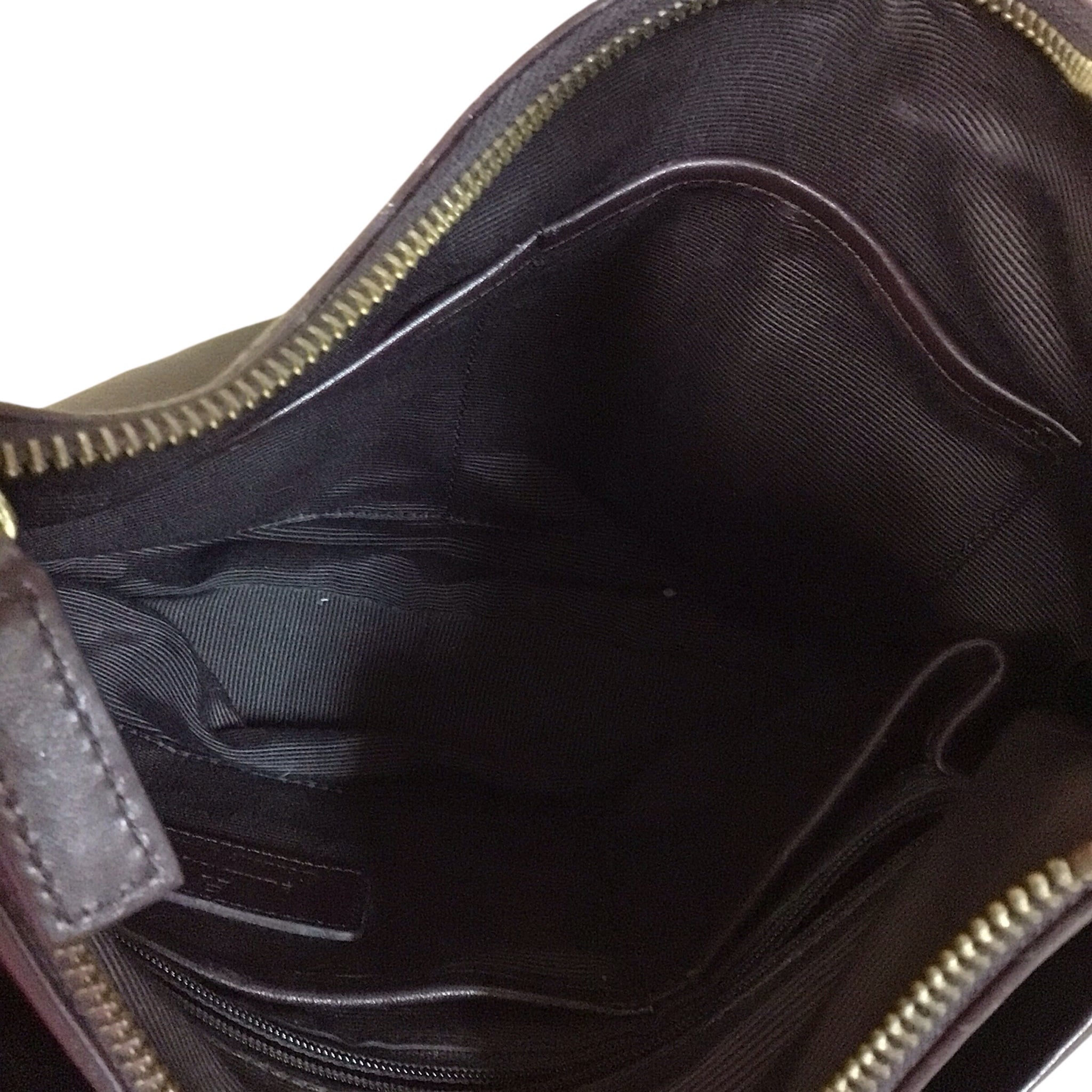 Etienne Aigner Burgundy Leather Shoulder Bag