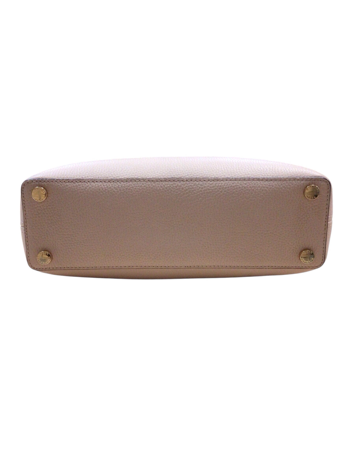 Michael Kors "Camille" Large Light Pink Pebbled Leather Satchel Crossbody Bag
