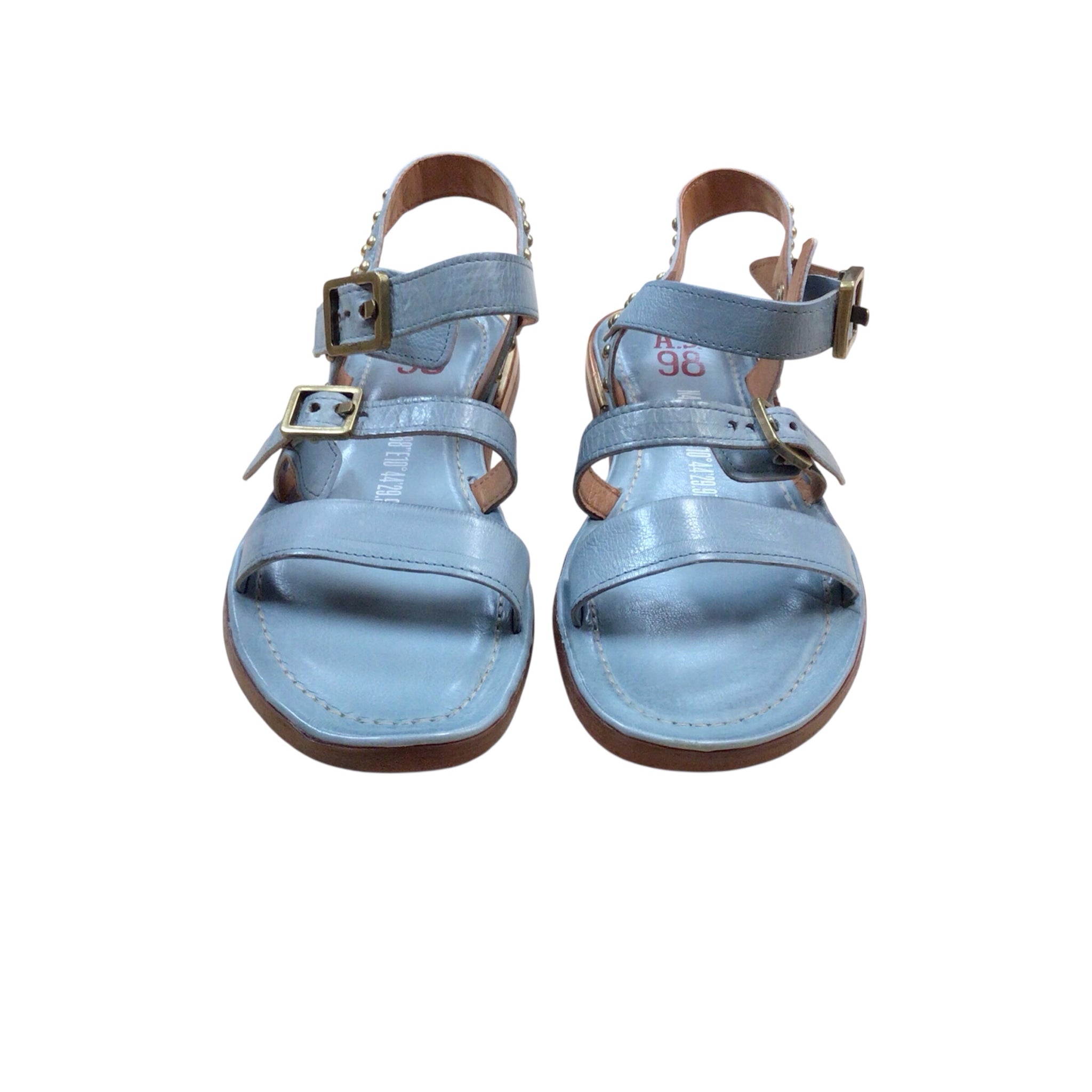A.S. 98 "Glenny" Sky Blue Sandals Size 8.5
