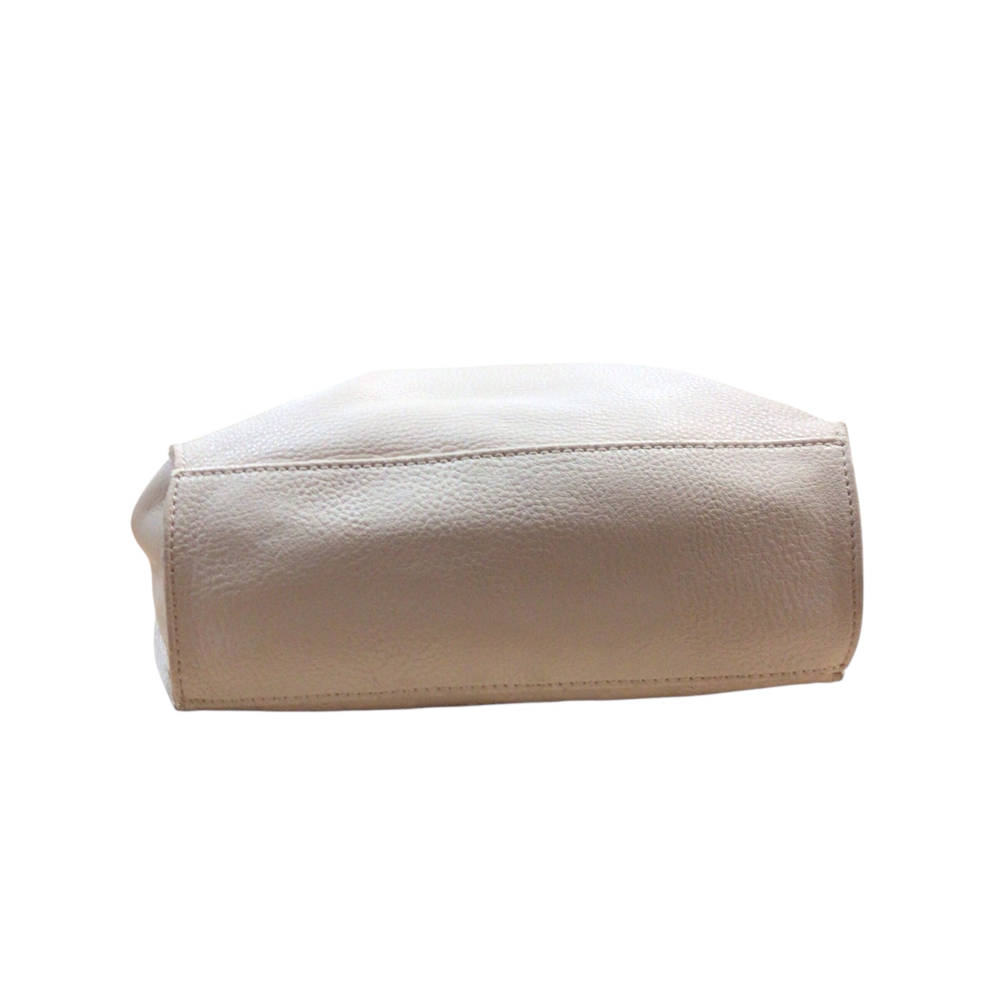 The Sak "Silverlake" Ivory Embossed Floral Leather Shoulder Bag