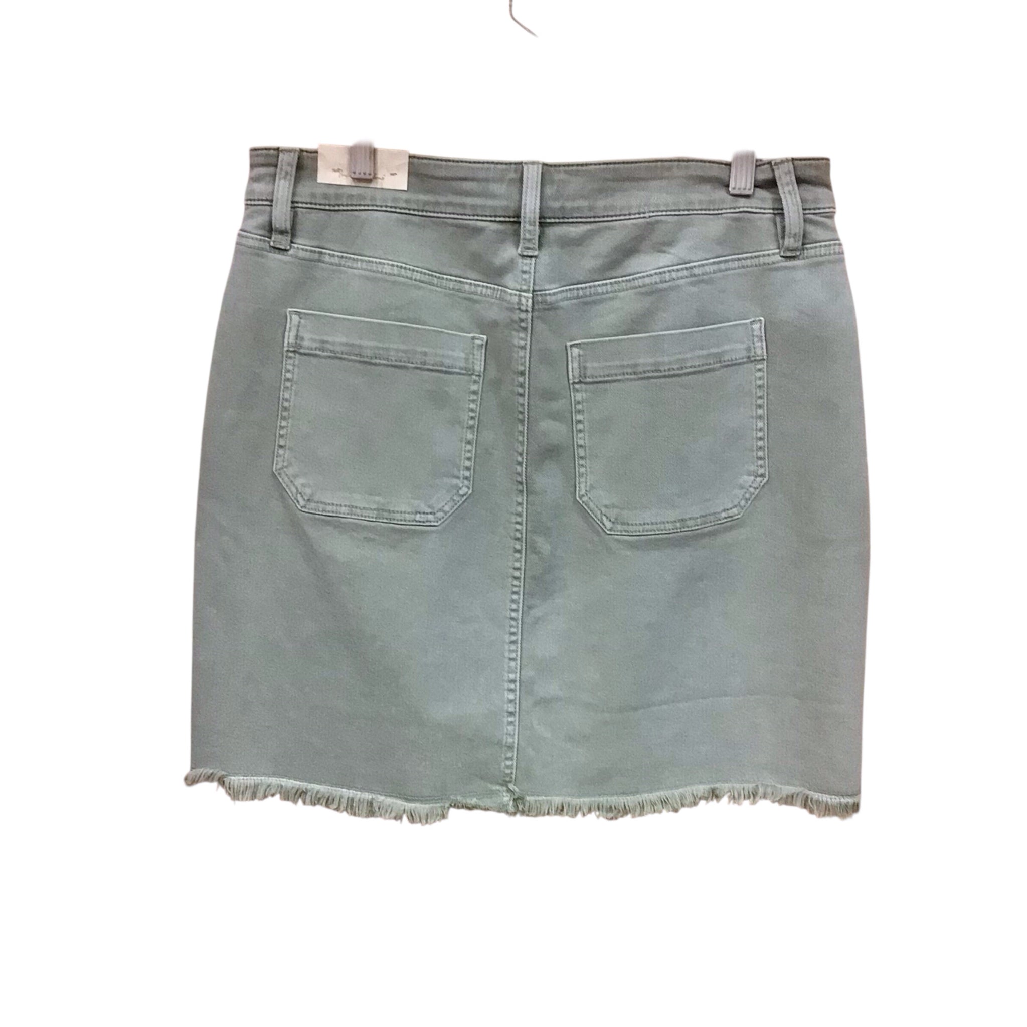 Tommy Bahama Green Denim Skirt Size 10 NWT