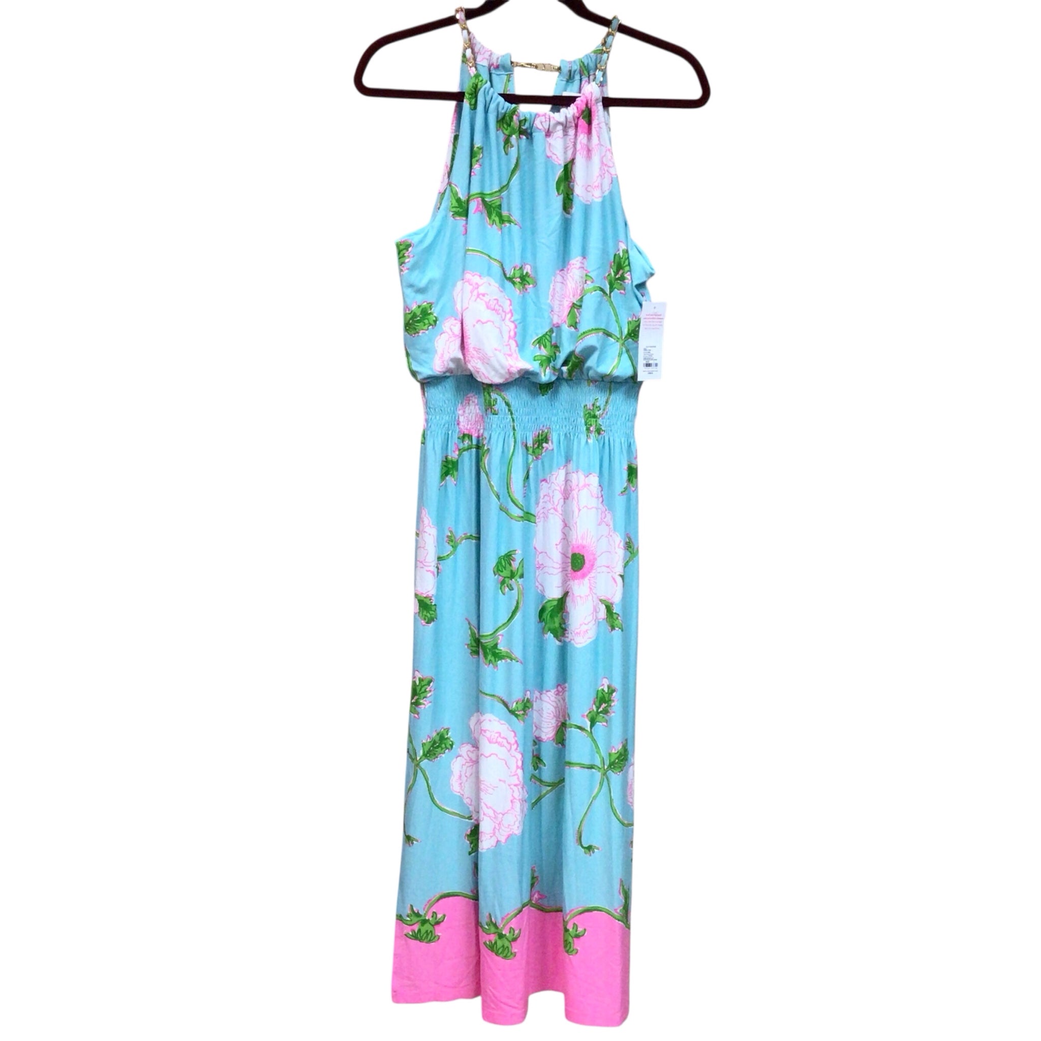 Lilly Pulitzer Gracelyn Halter Midi Dress Size Large NWT