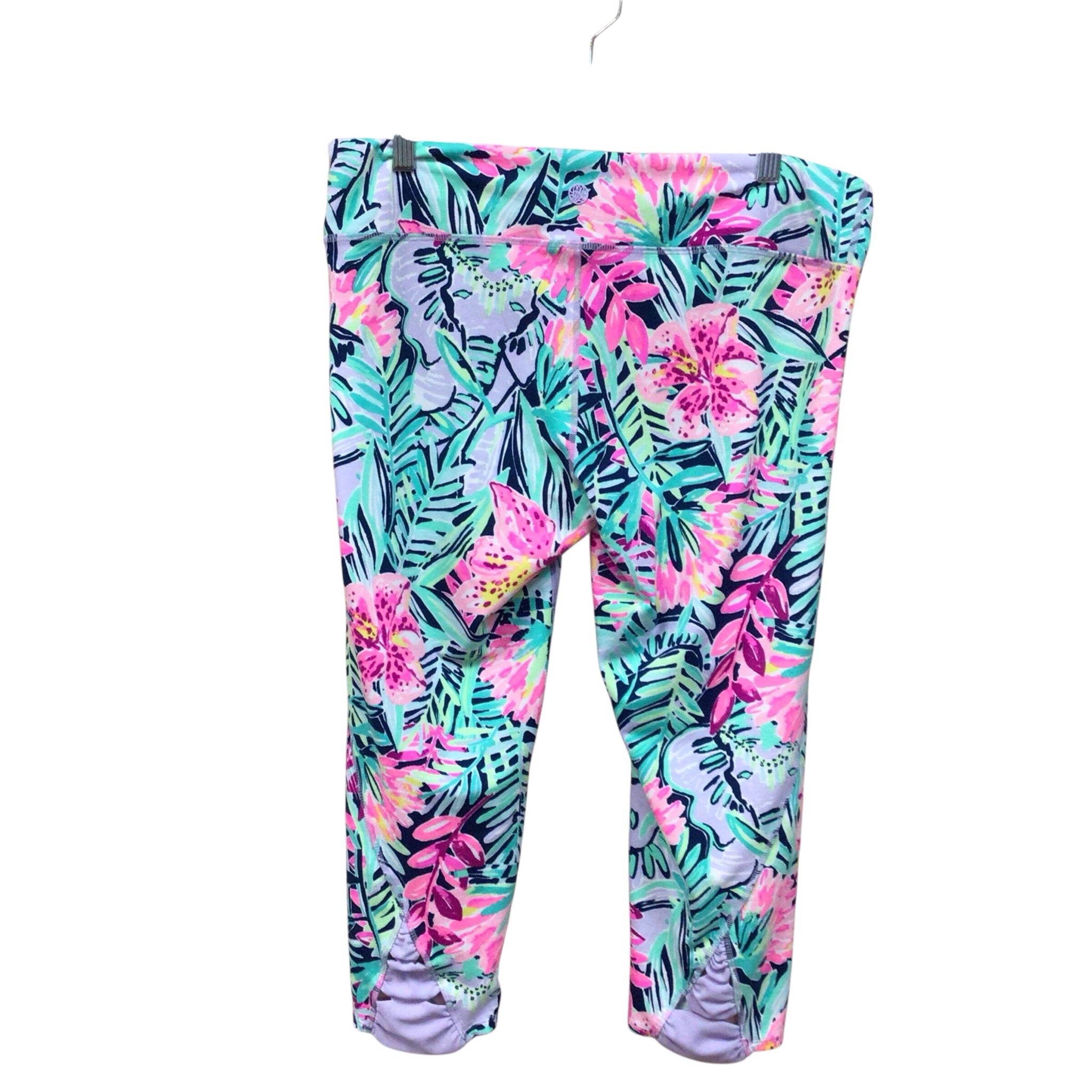 Lilly Pulitzer Luxletic Anika Weekender Crop Leggings Size XL