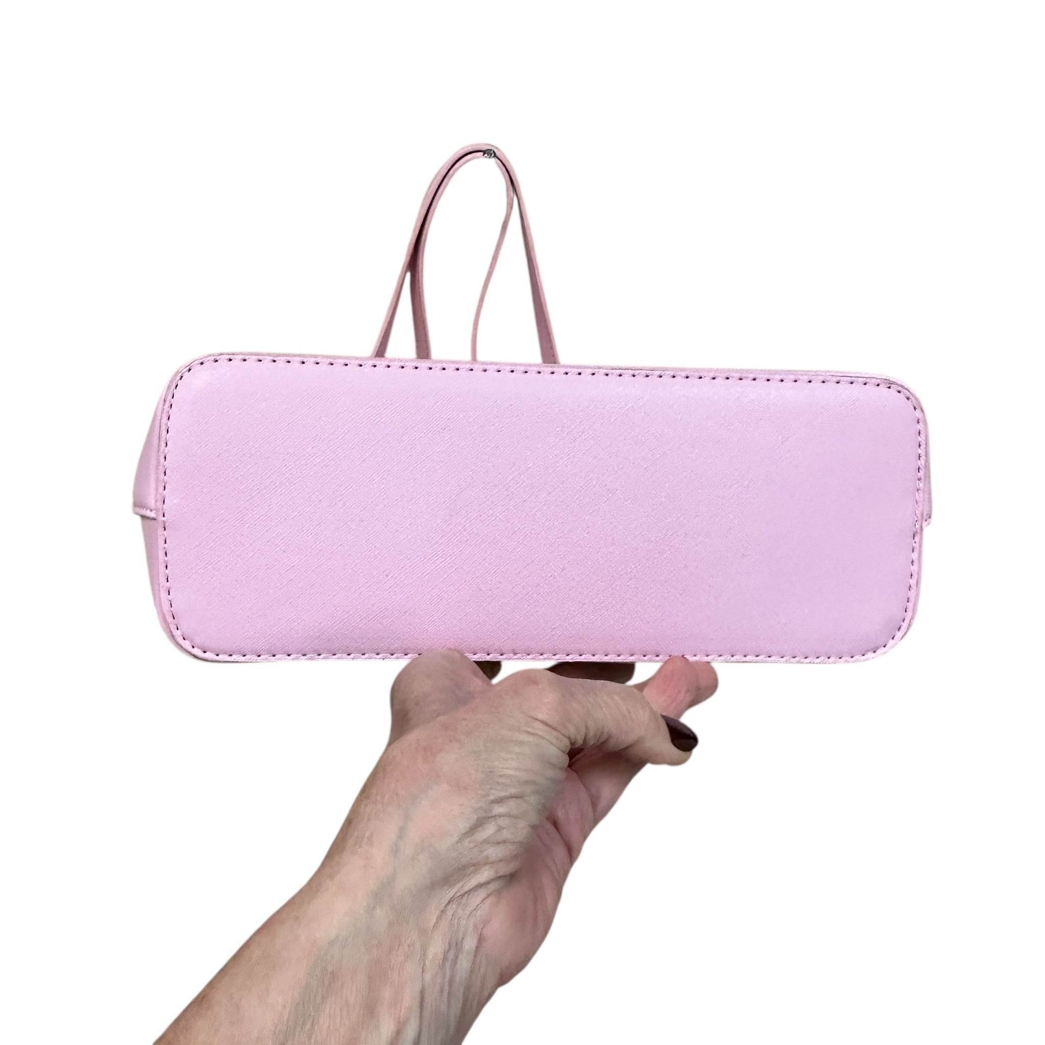 Valentino Orlandi Pink Vegan Leather Satchel Shoulder Bag