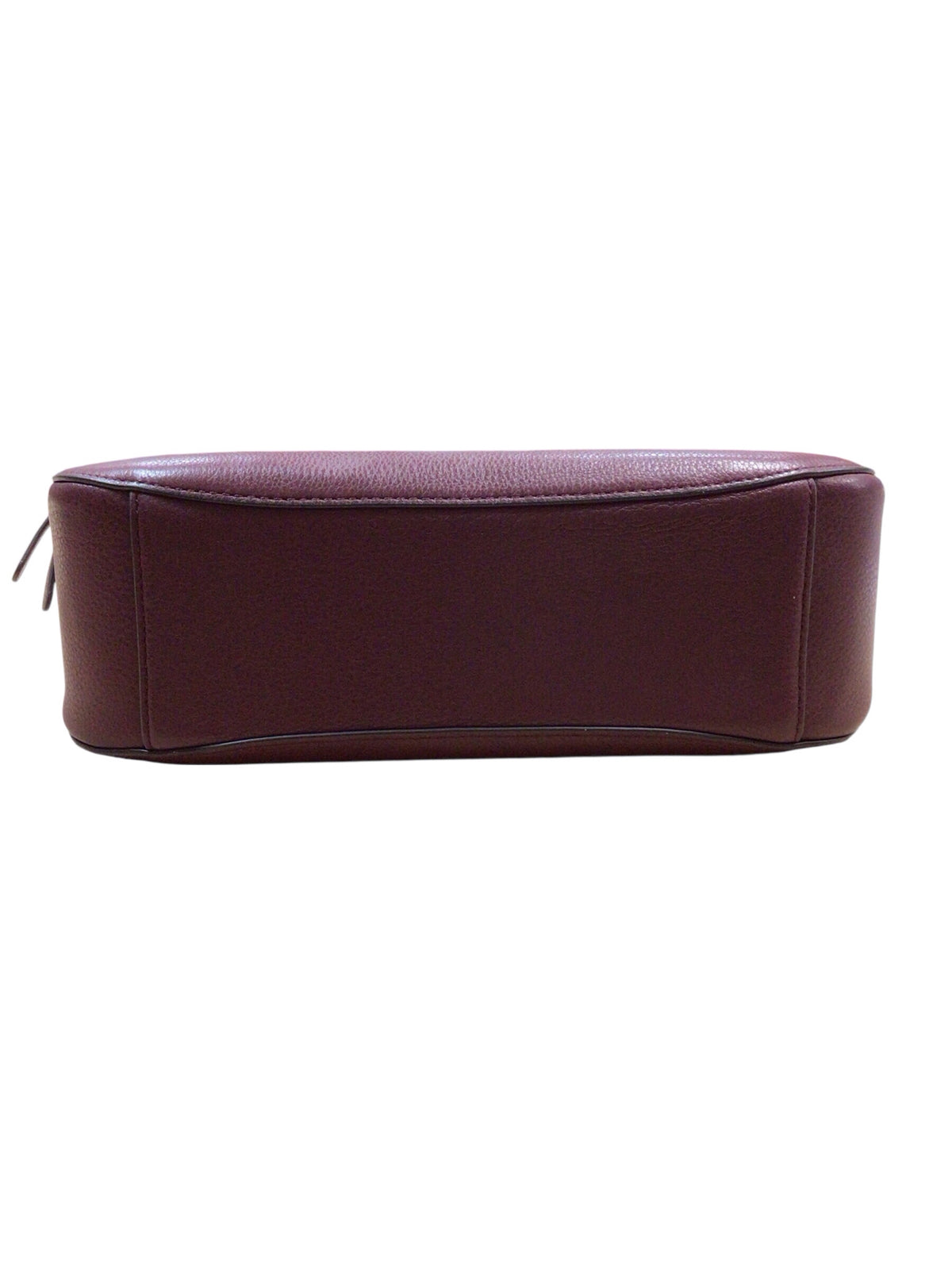 Kate Spade "Jackson" Burgundy Leather Medium Flap Shoulder Crossbody Bag