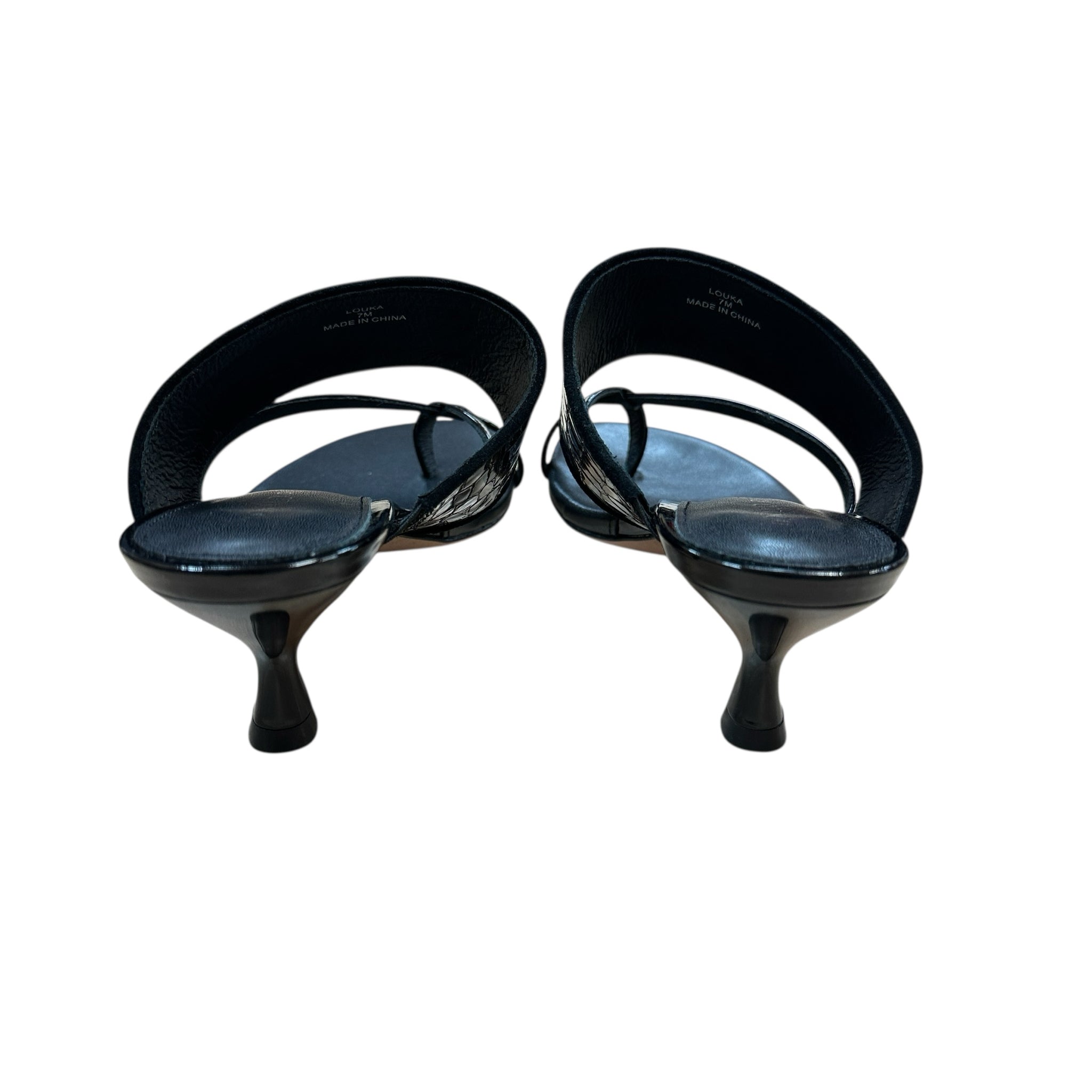 Donald Pliner "Louka" Size 7 Black Heels