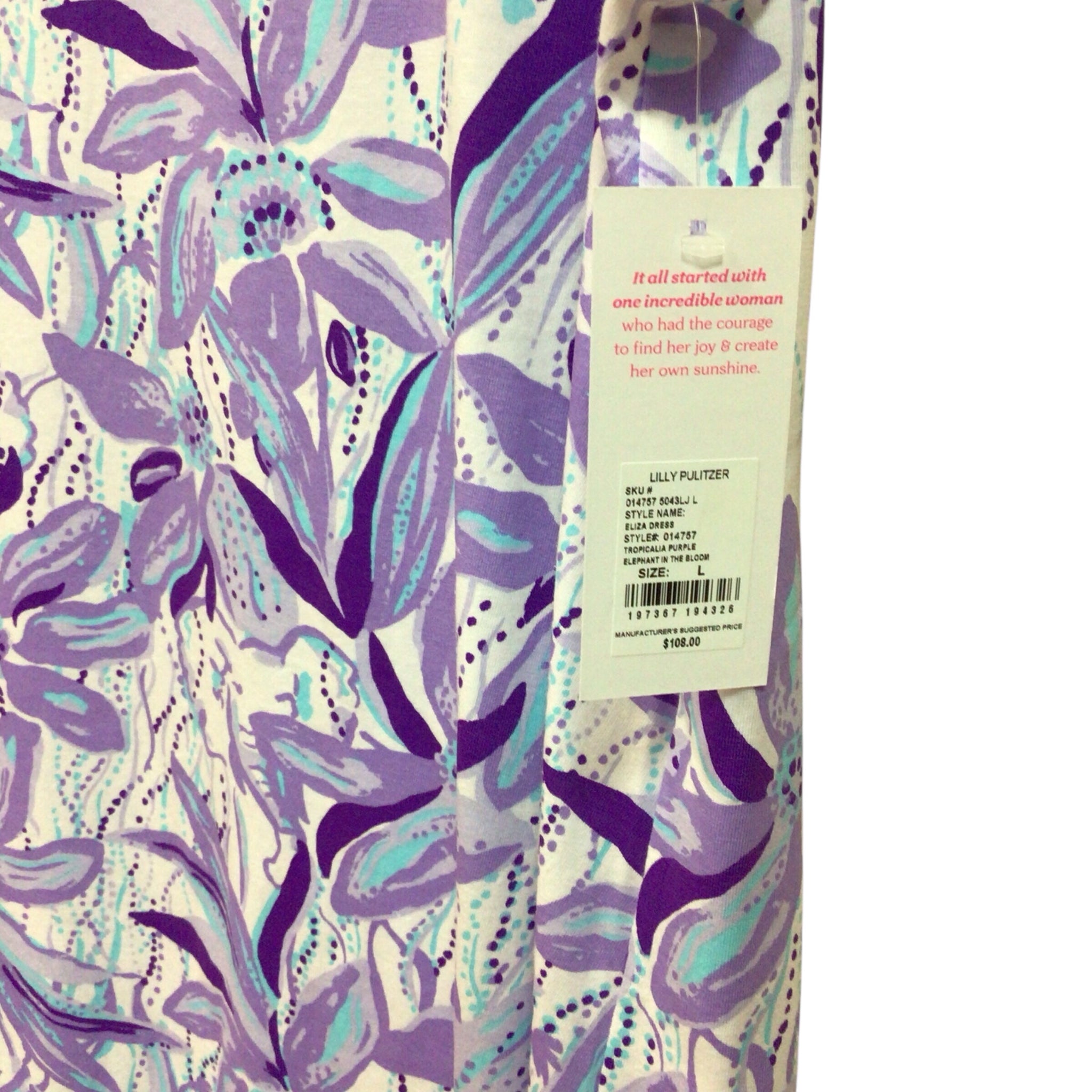 Lilly Pulitzer "Eliza" Sleeveless Dress Size Large NWT
