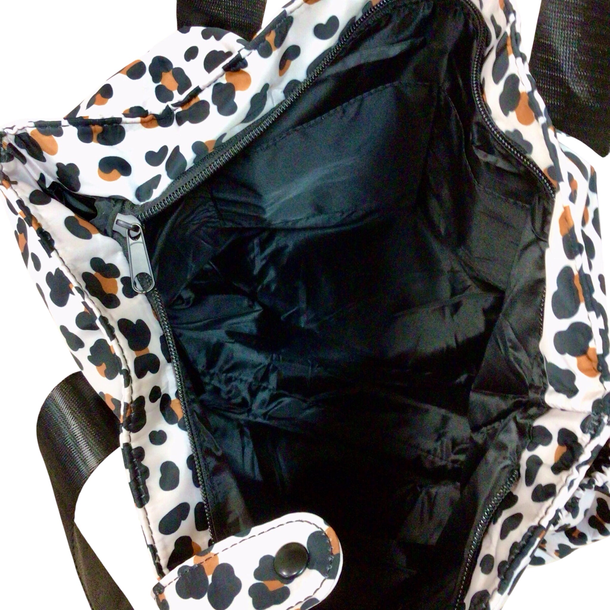Homespon Foldable Animal Print Tote