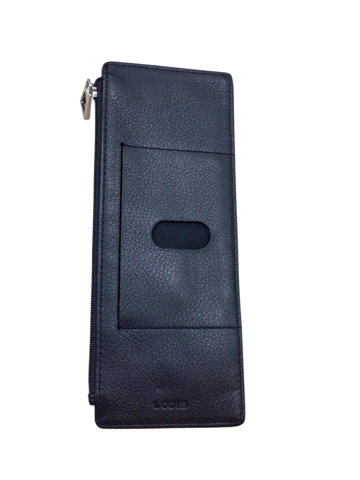 Lodis Black Leather Card Holder