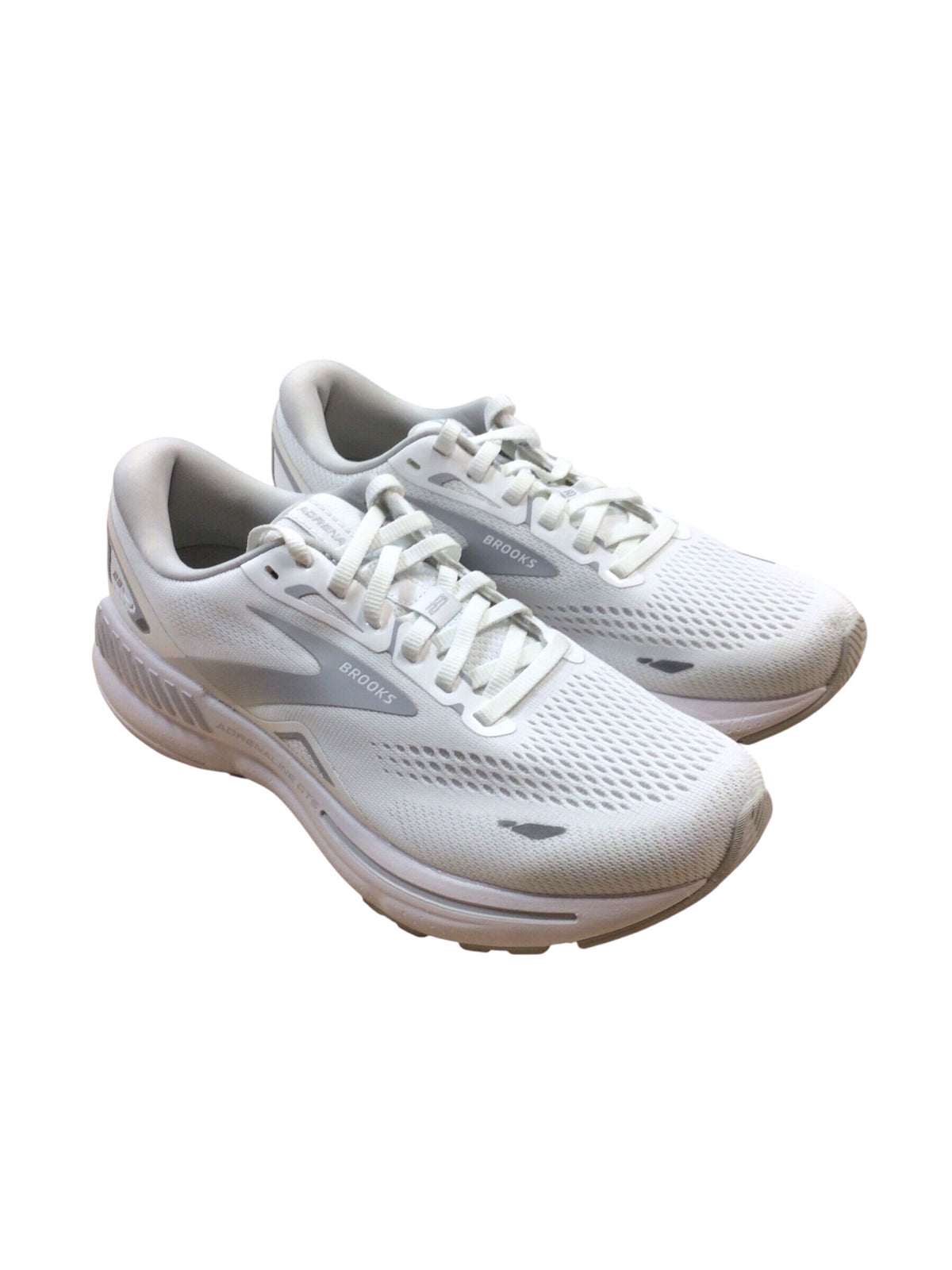 Brooks "Adrenaline" GTS 23 White Running Shoes Size 7.5