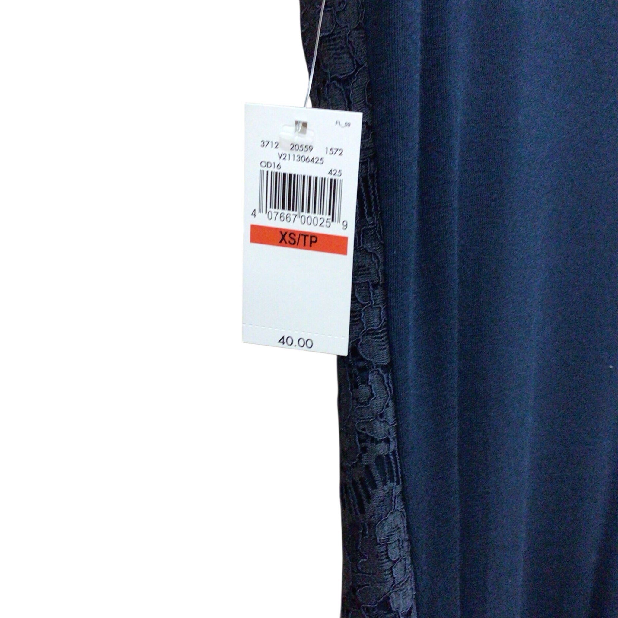Van Heusen Sleeveless Navy Top Size XS NWT