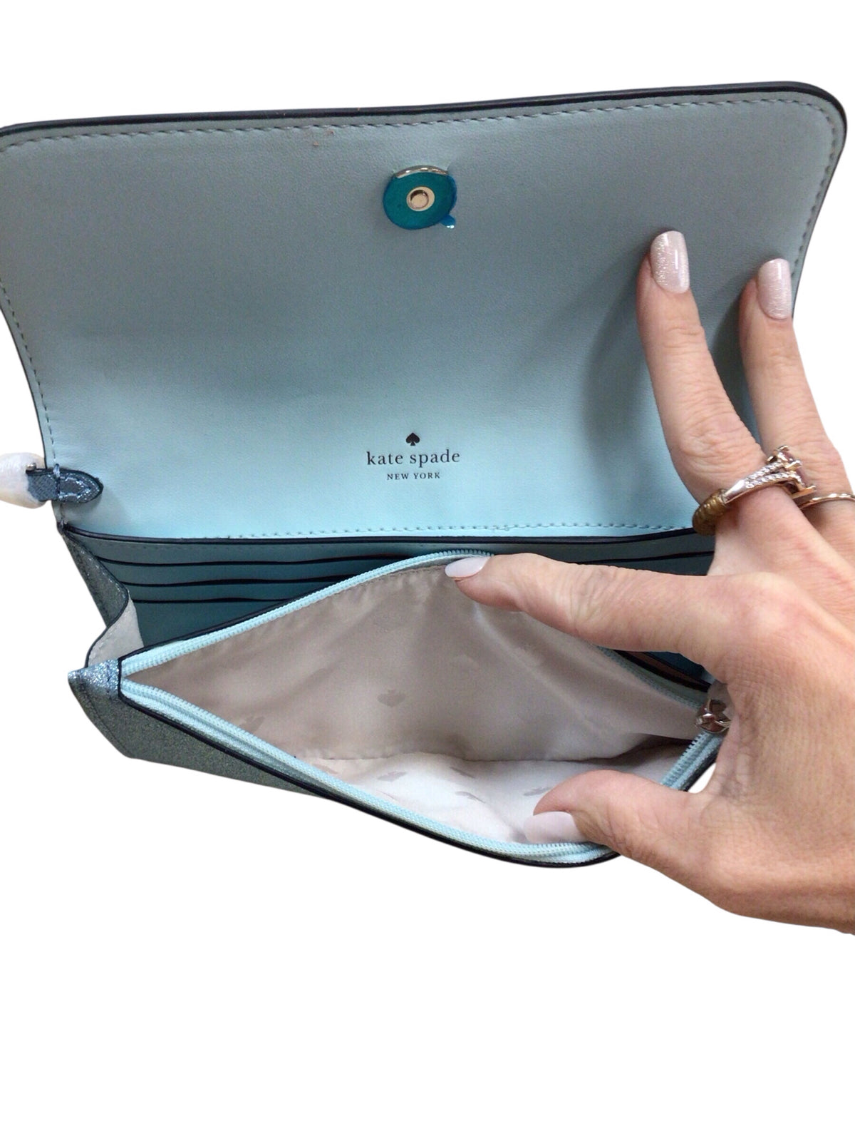 Kate Spade "Glimmer" Boxed Medium Phone Wallet Wristlet