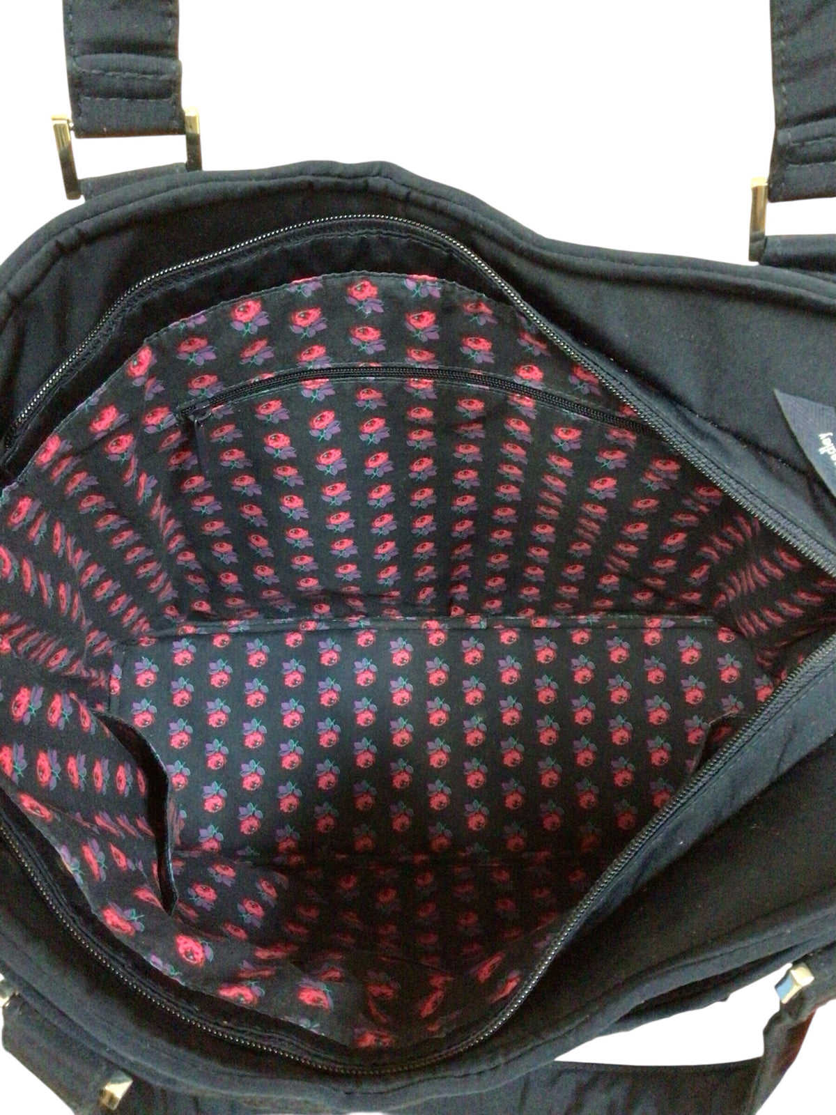 Vera Bradley Navy Quilted Tote