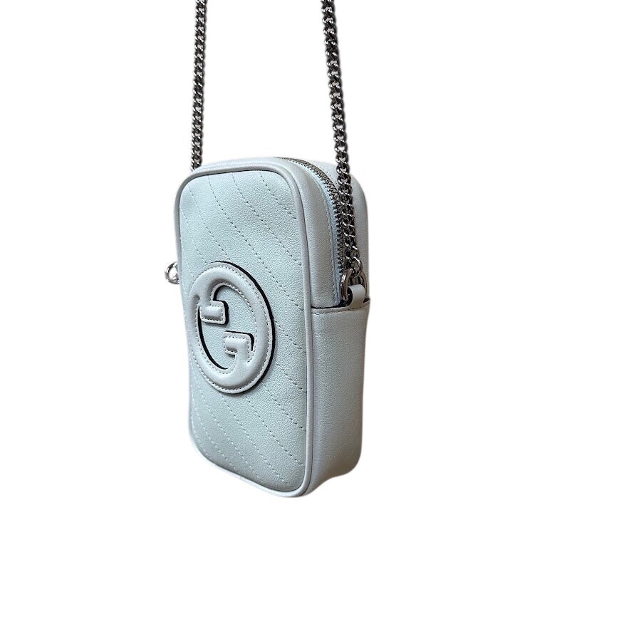 Gucci Blondie Mini Bag Crossbody Cream White Style 760315AACP79022