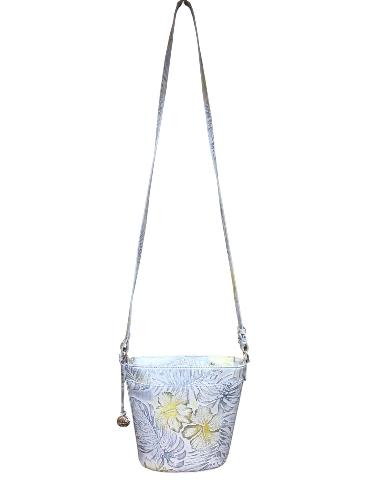 Brahmin "Mini Quinn" Bucket "Lemonade Nostalgia" Crossbody Bag