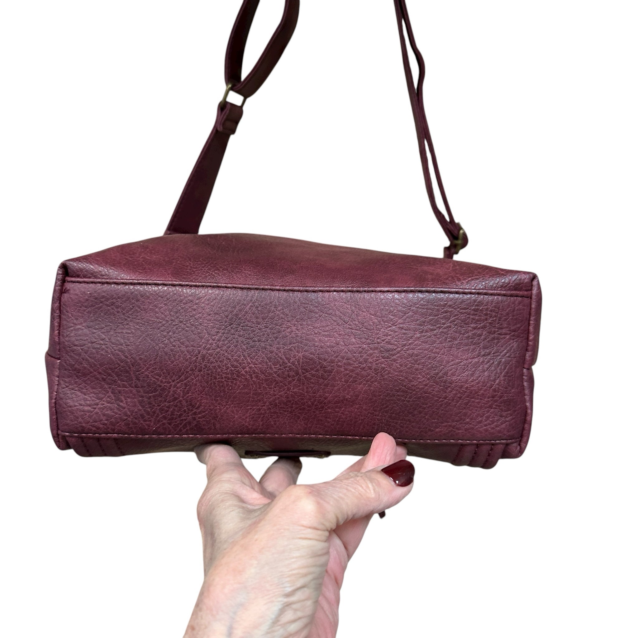 Bearpaw Burgundy Shoulder Crossbody Bag