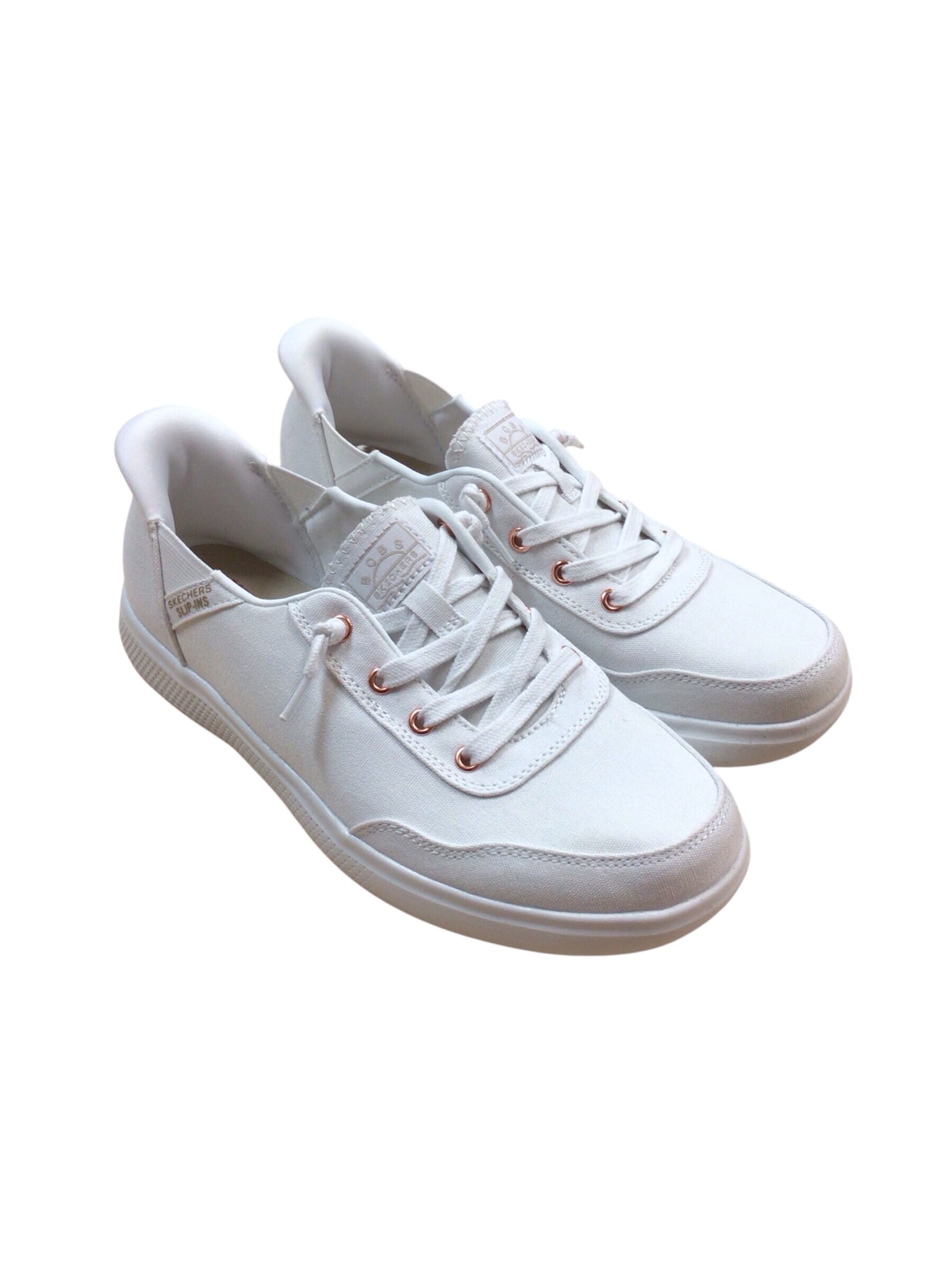 Skechers Bob's Slip-Ins White Sneakers Size 7