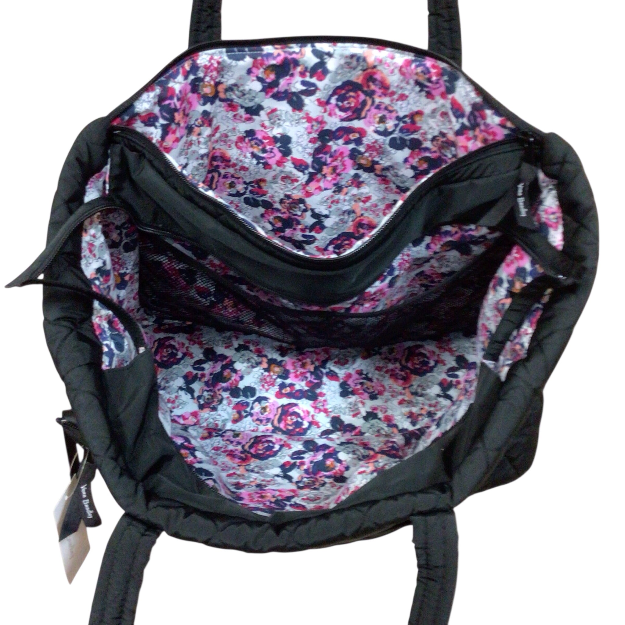 Vera Bradley Black Ultralight Ultimate Travel Tote