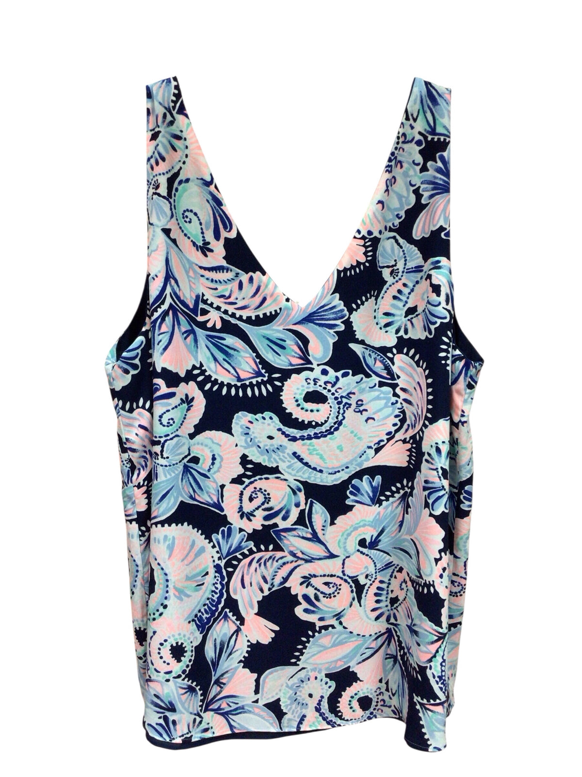 Lilly Pulitzer "Florin" Reversible Sleeveless Top Size Large