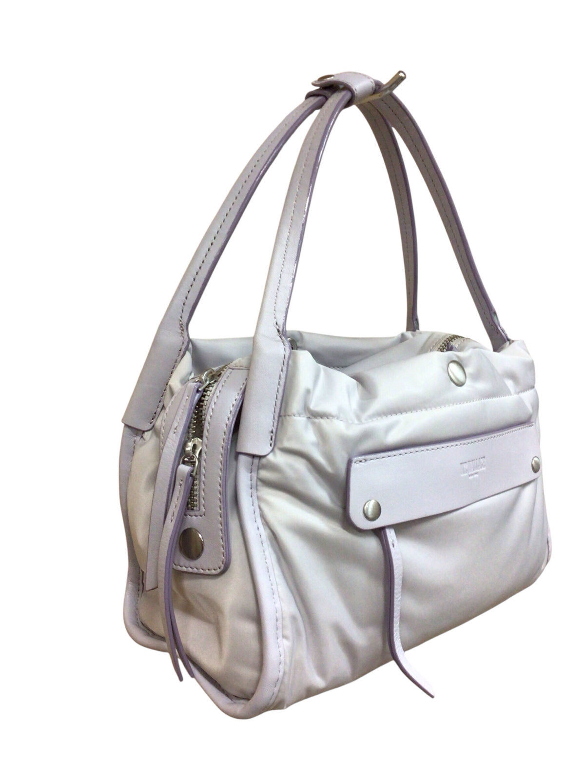MZ Wallace "Madison" Lilac Nylon Satchel