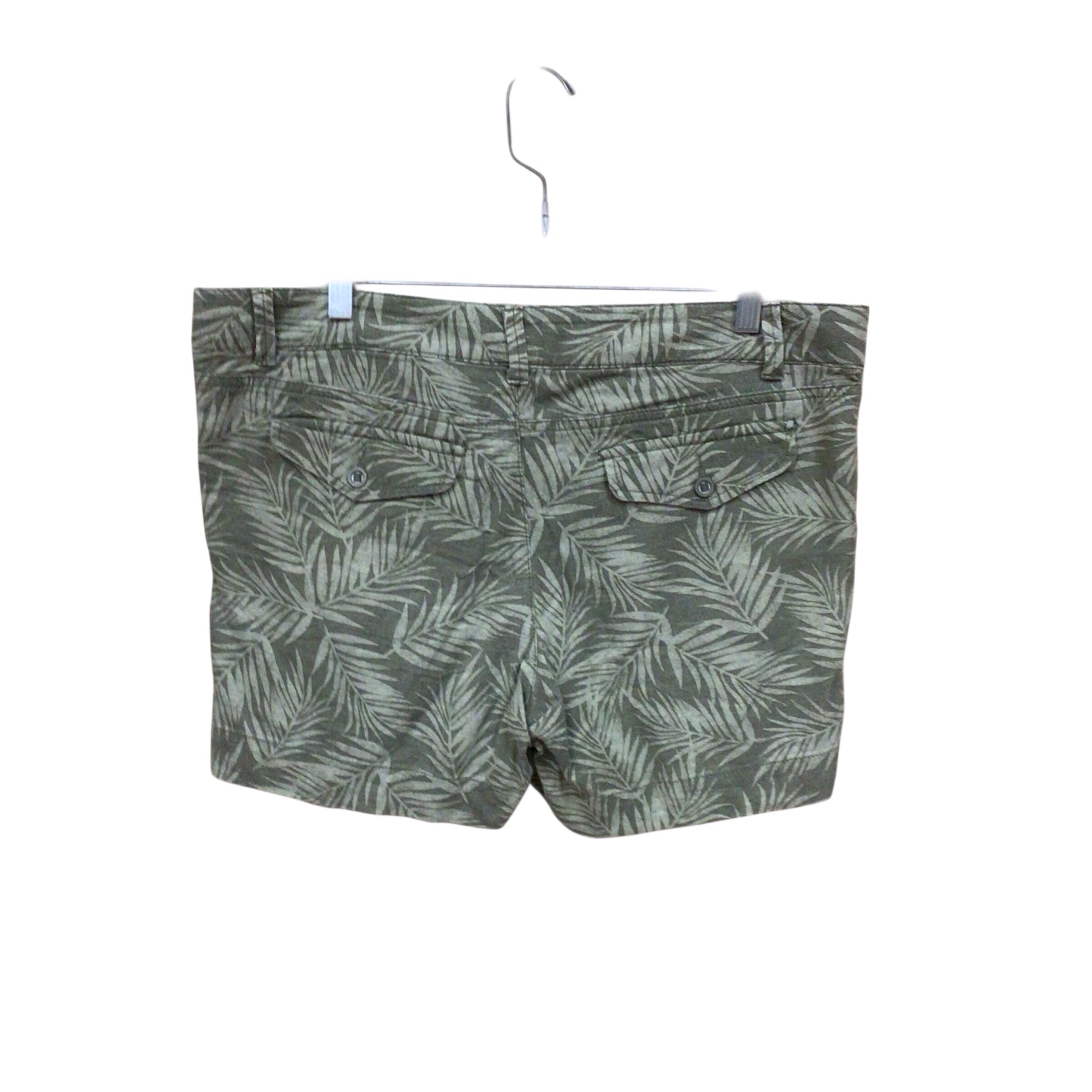 Sonoma Green Palm Shorts Size 12