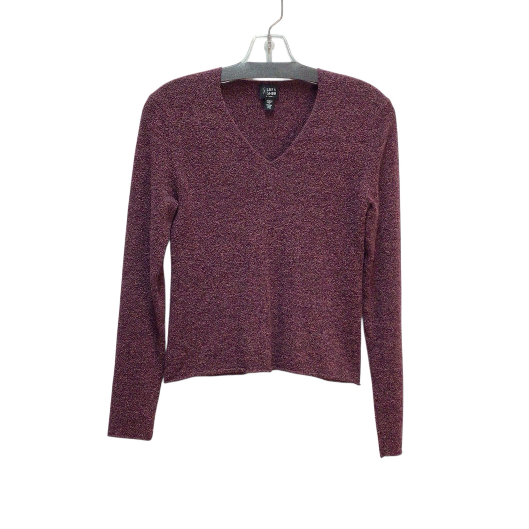 Eileen Fisher Petite Long Sleeve Top Size PS