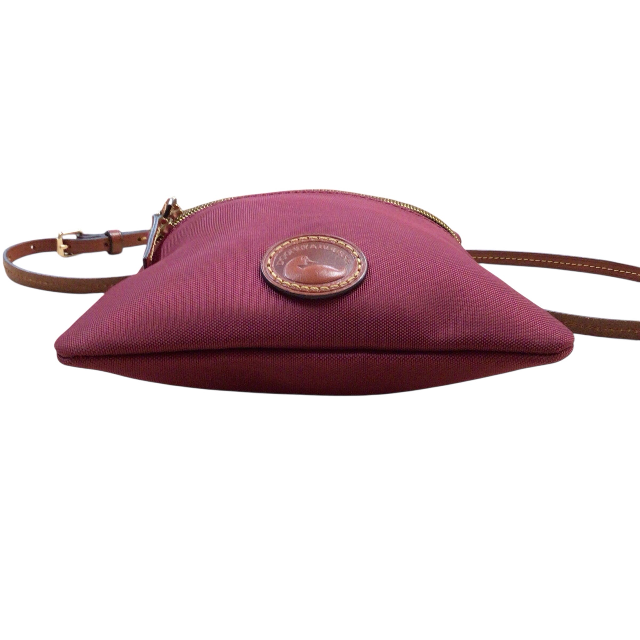 Dooney & Bourke Red Coated Canvas Crossbody Bag