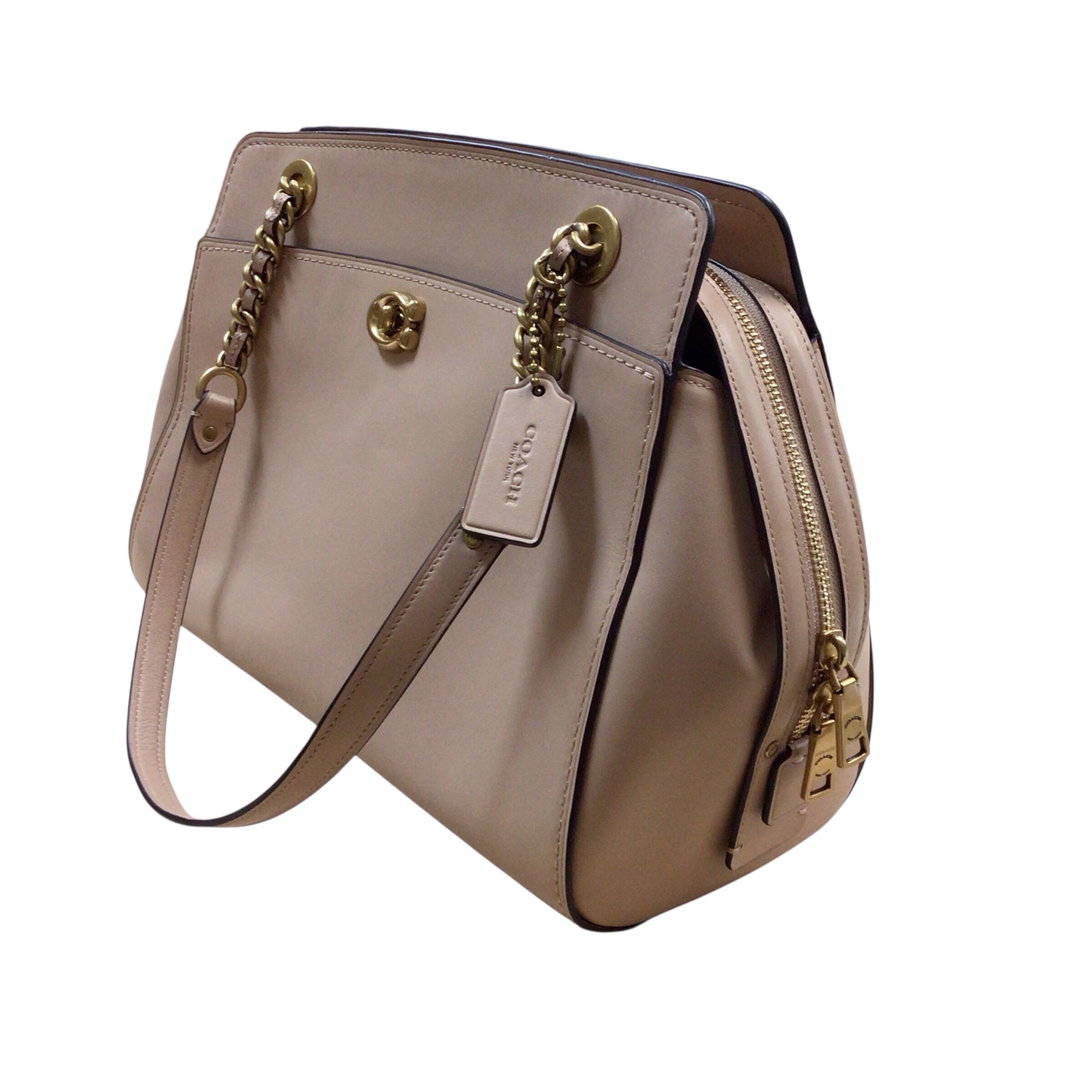 Coach 35575 "Parker" Leather Carryall Satchel Shoulder Bag