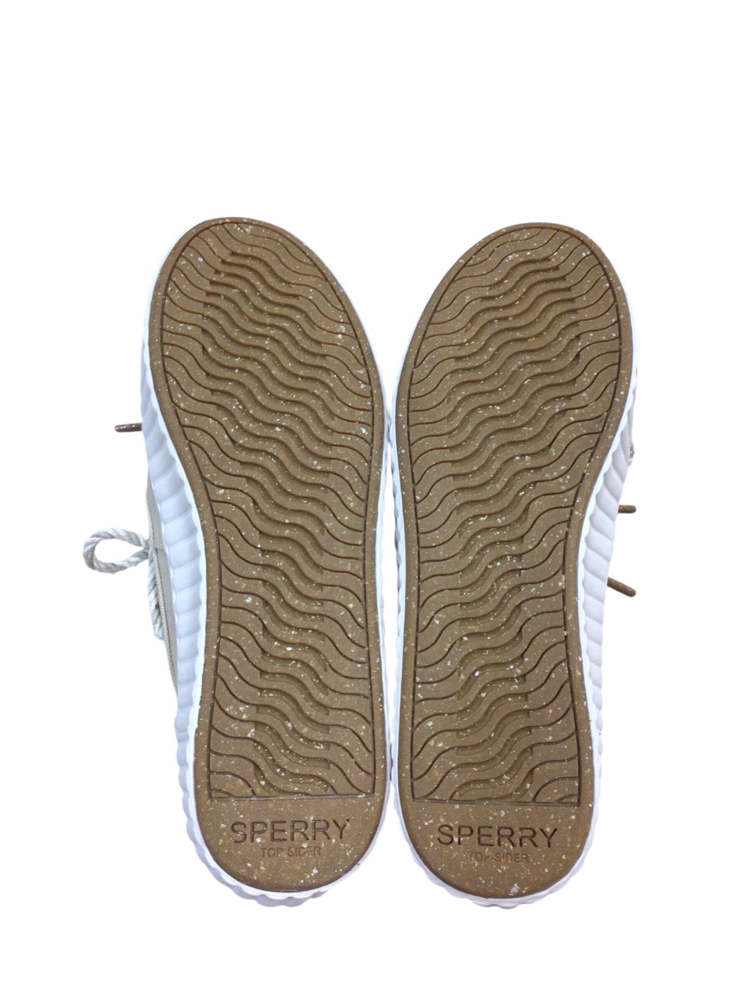 Sperry Tan Lace Up Boat Shoes Size 7.5