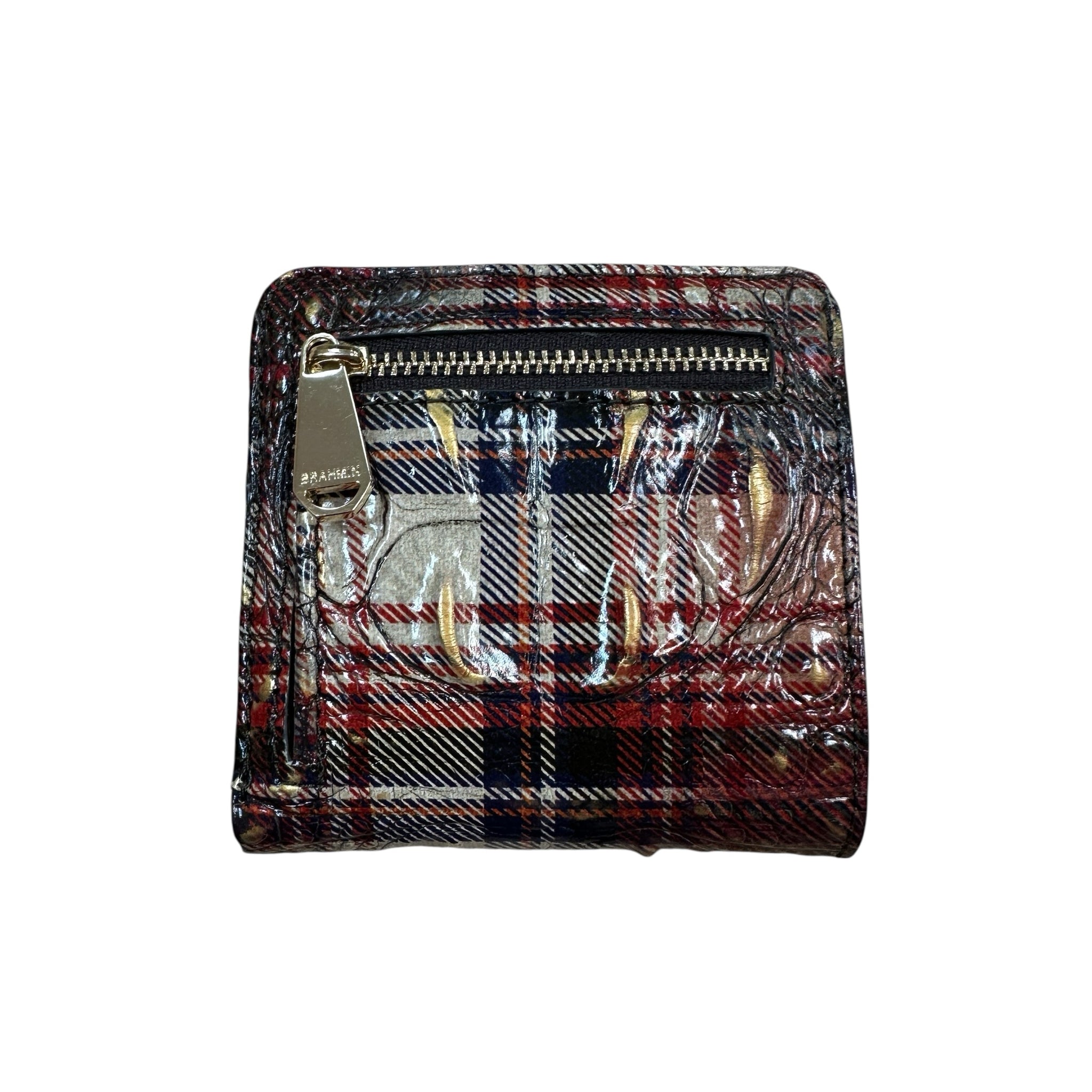 Brahmin "Jane" Flannel Print Leather Bi-Fold Wallet