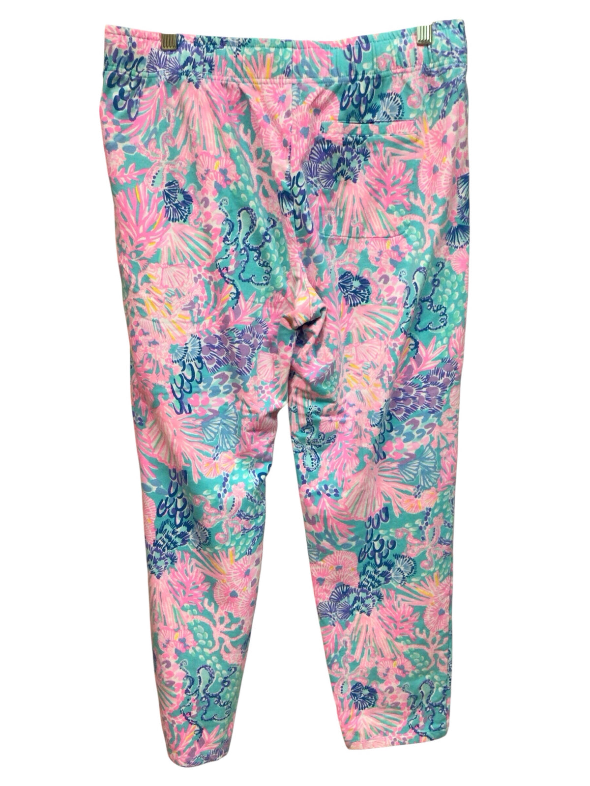 Lilly Pulitzer "Emora" Knit Pants "Splendor in the Sand" Size Large