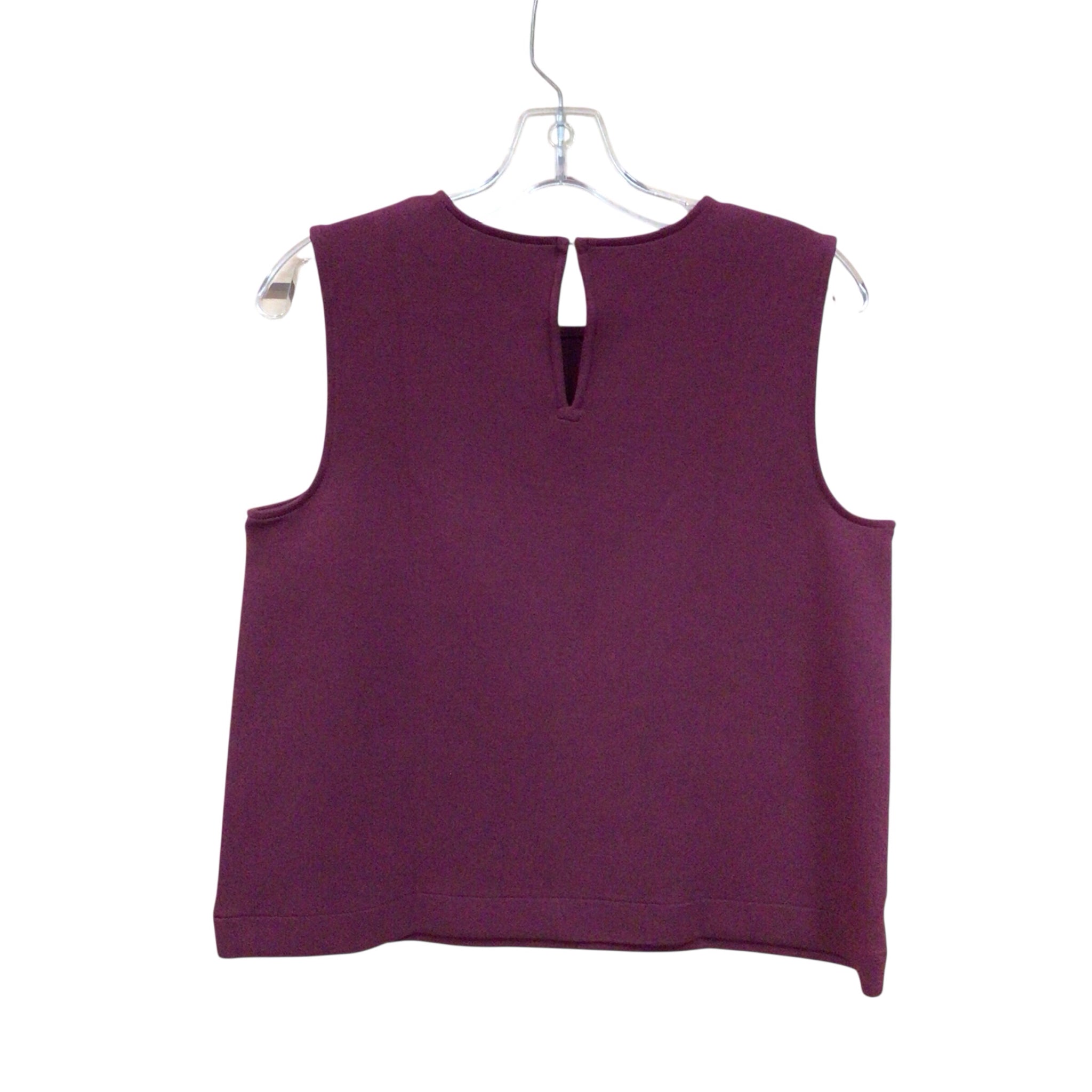 Ann Taylor Burgundy Sleeveless Top Size Medium NWT