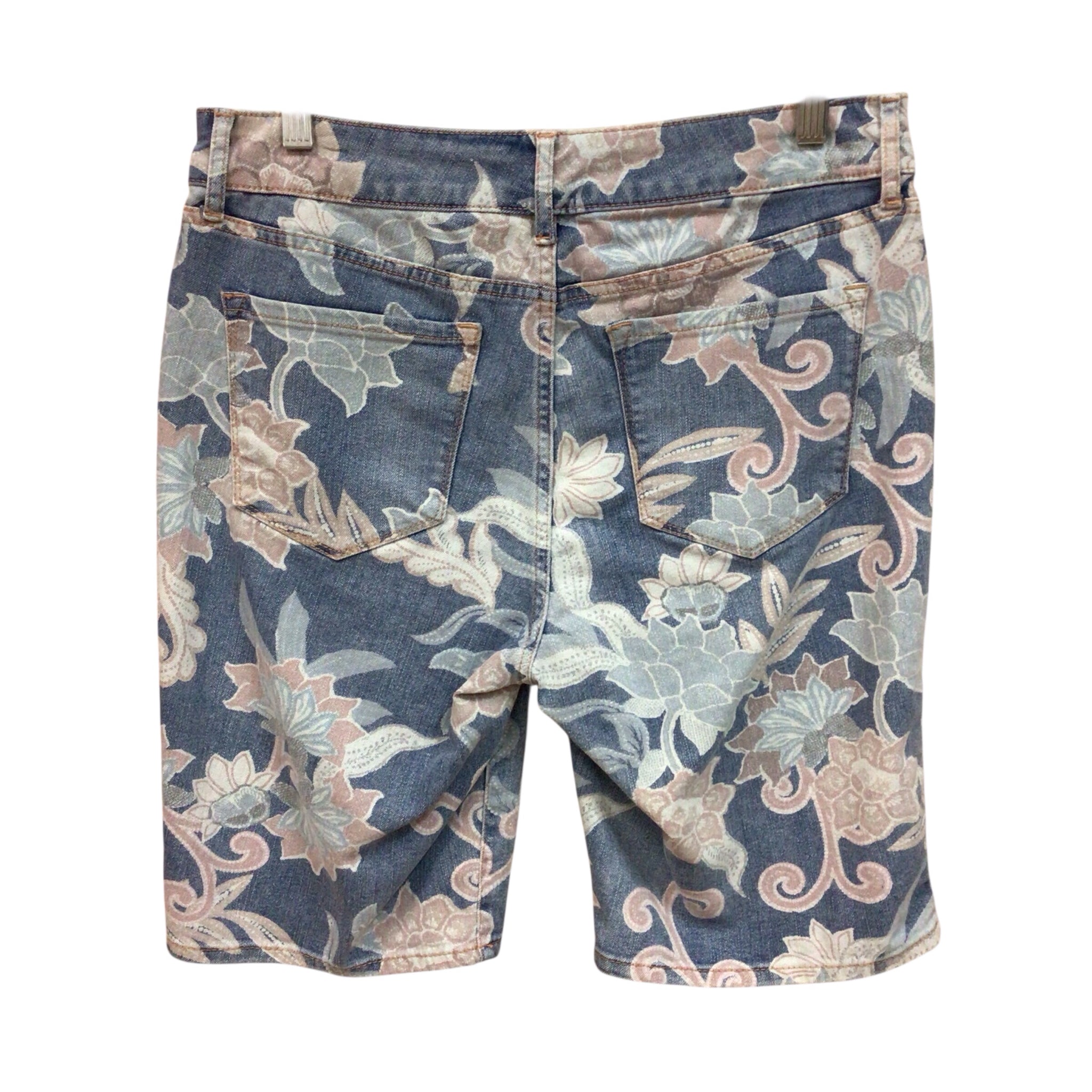 Code Bleu Floral Denim Shorts Size 6
