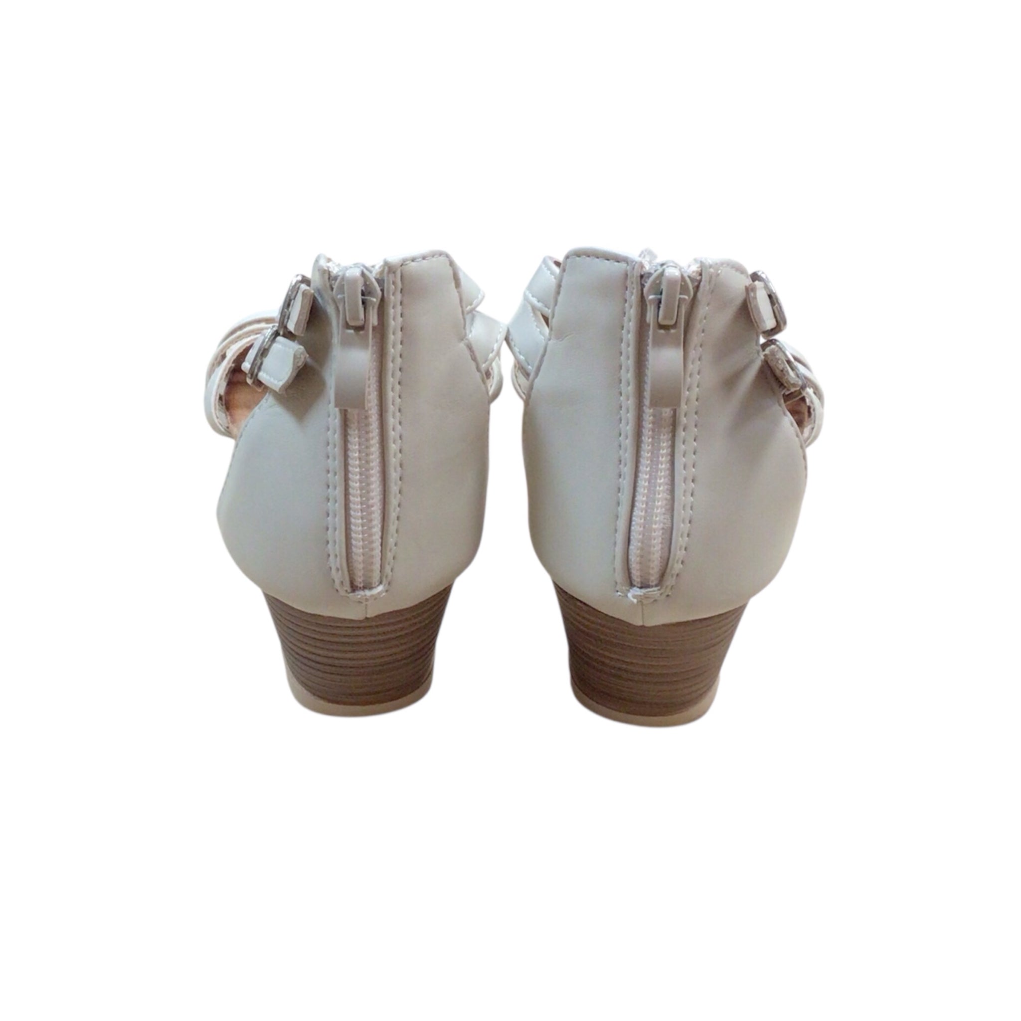 Patrizia by Spring Step "Melodica" White Floral Sandals Size 38 (7.5/8)